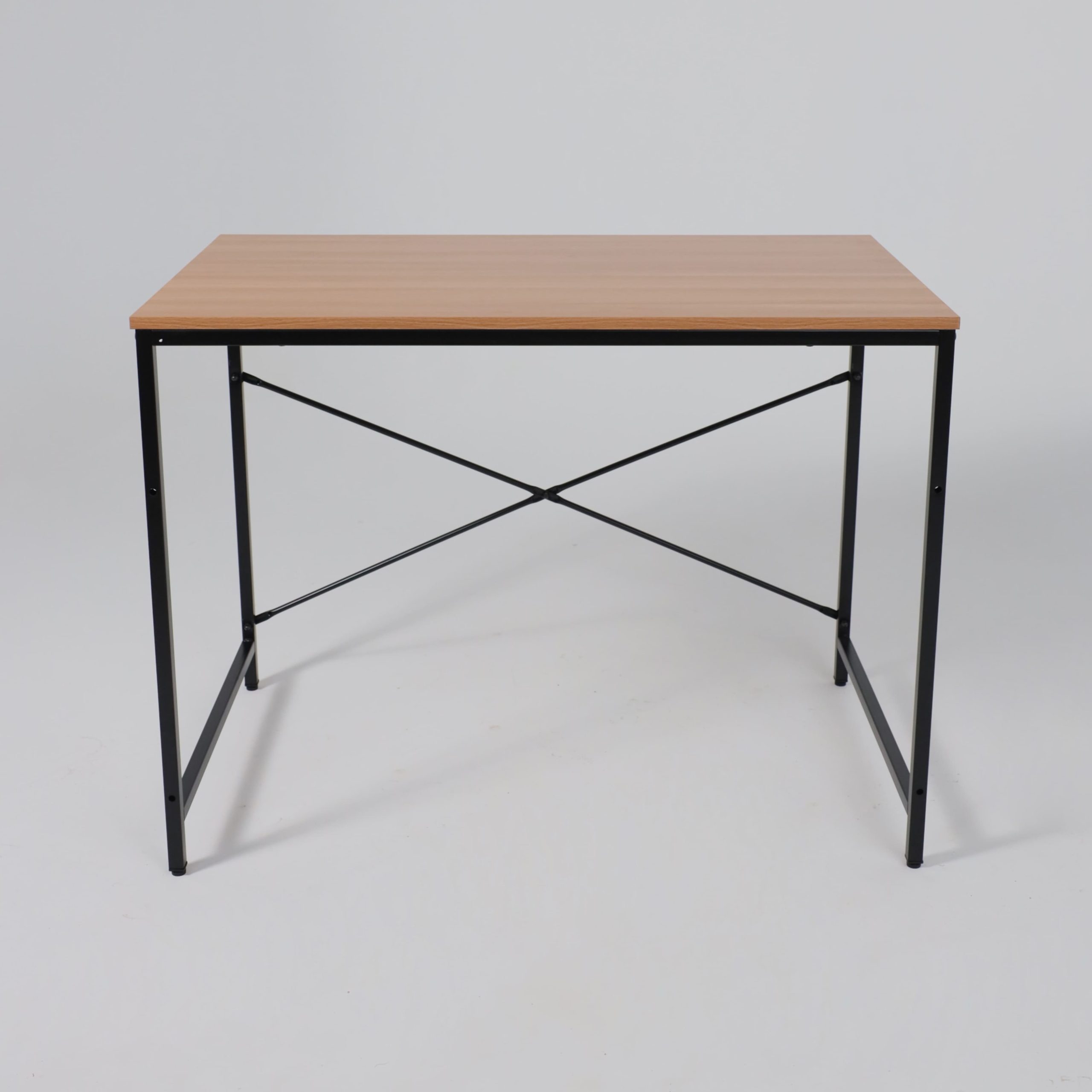 Стол письменный OPAL, светлый орех/черный металл, 1000*600*750