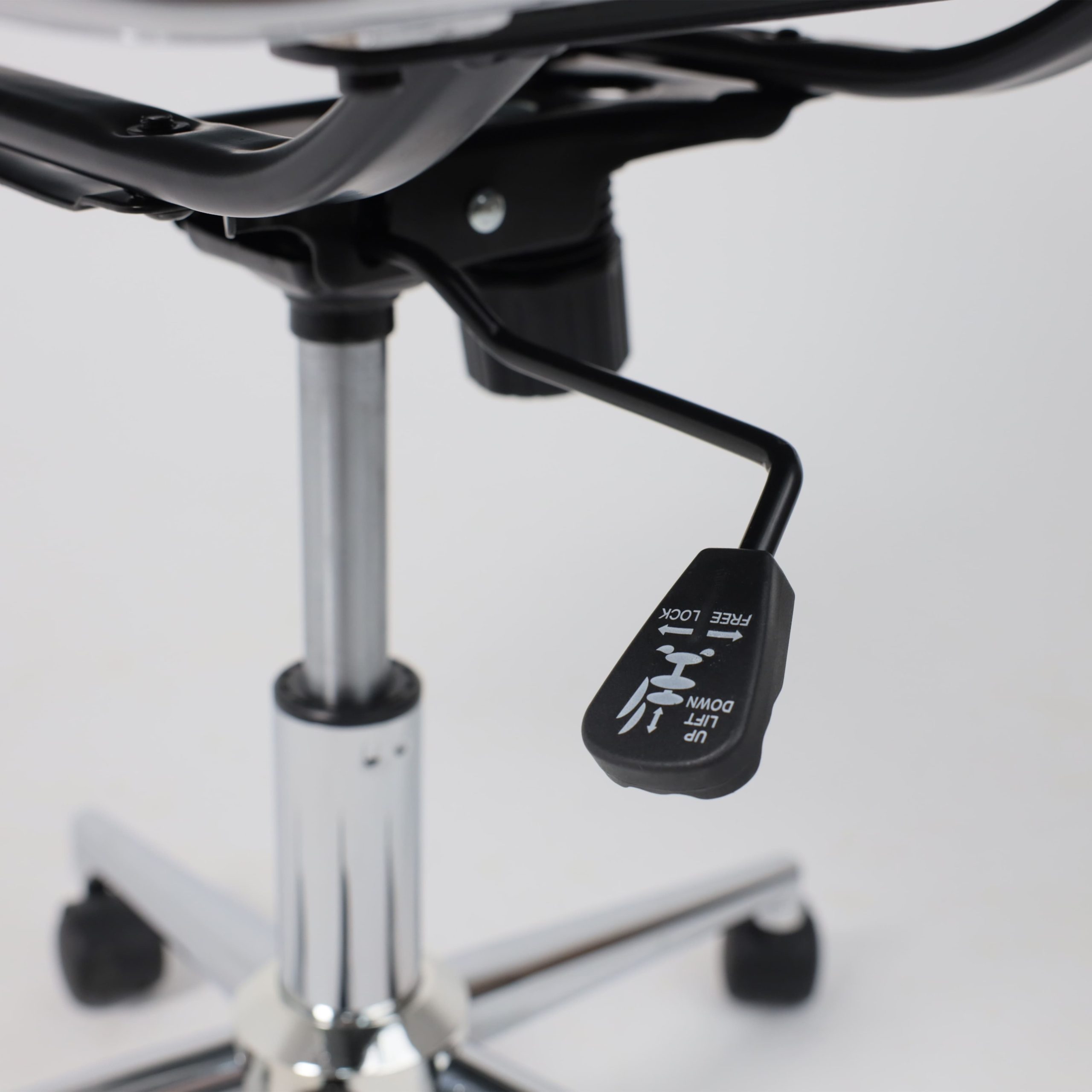 Кресло поворотное EVELIN, ткань, серый