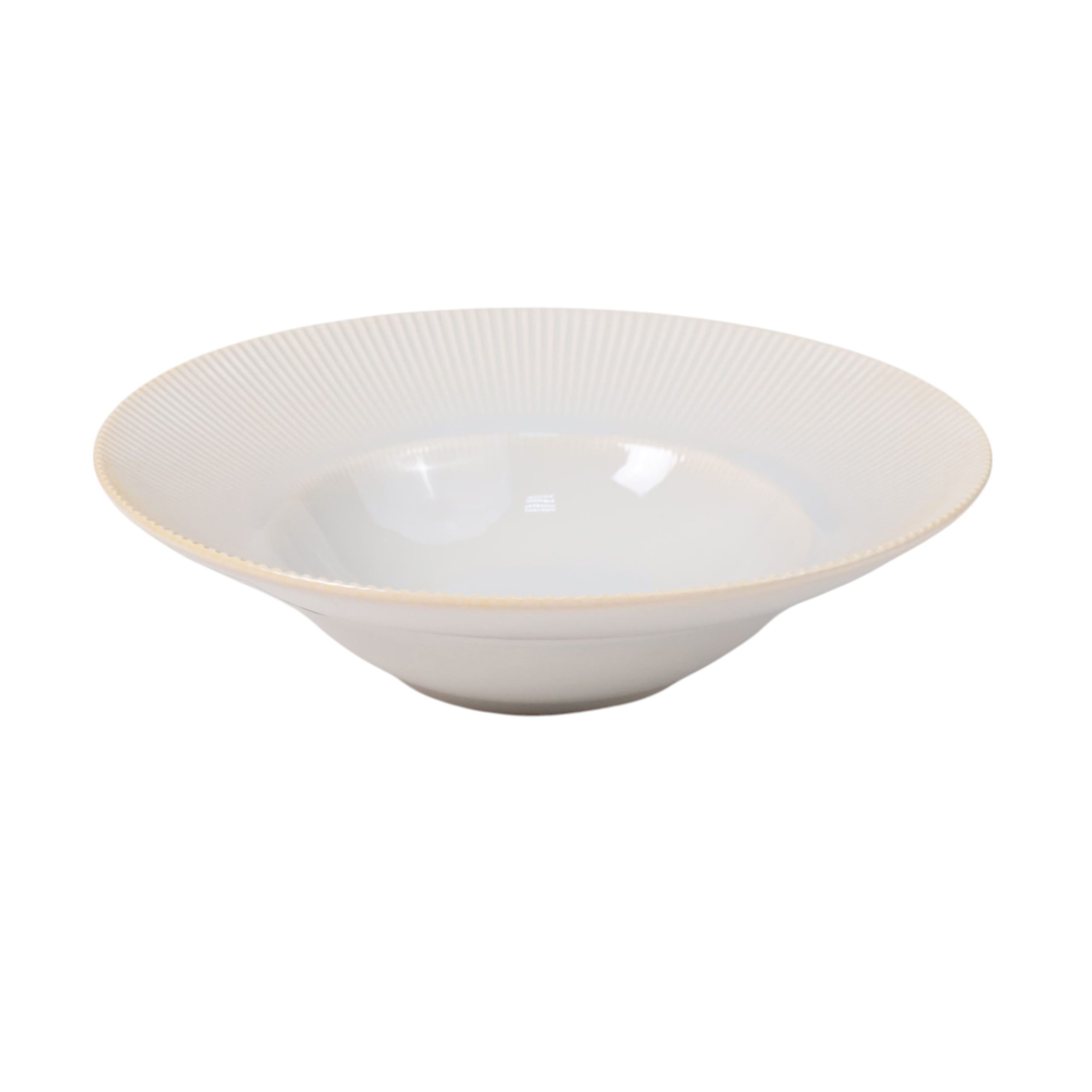 Блюдо для пасты AURORA, фарфор, айвори, d23,5*6,5см