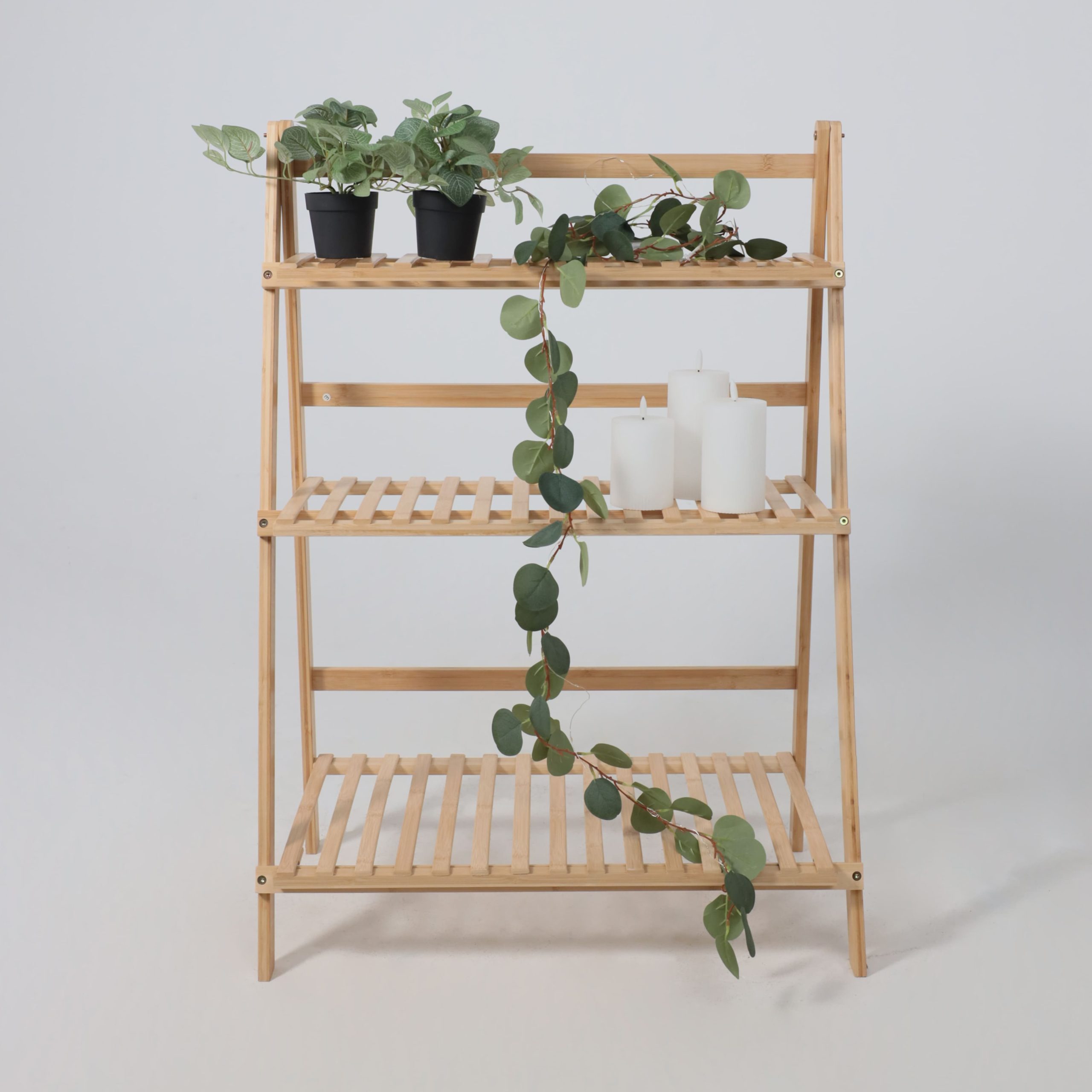 Комплект из электронных свечей AKS тип 1 ( 3 свечи 7.5х13/15.5/18см 1LEDх3, 2ААх3 )