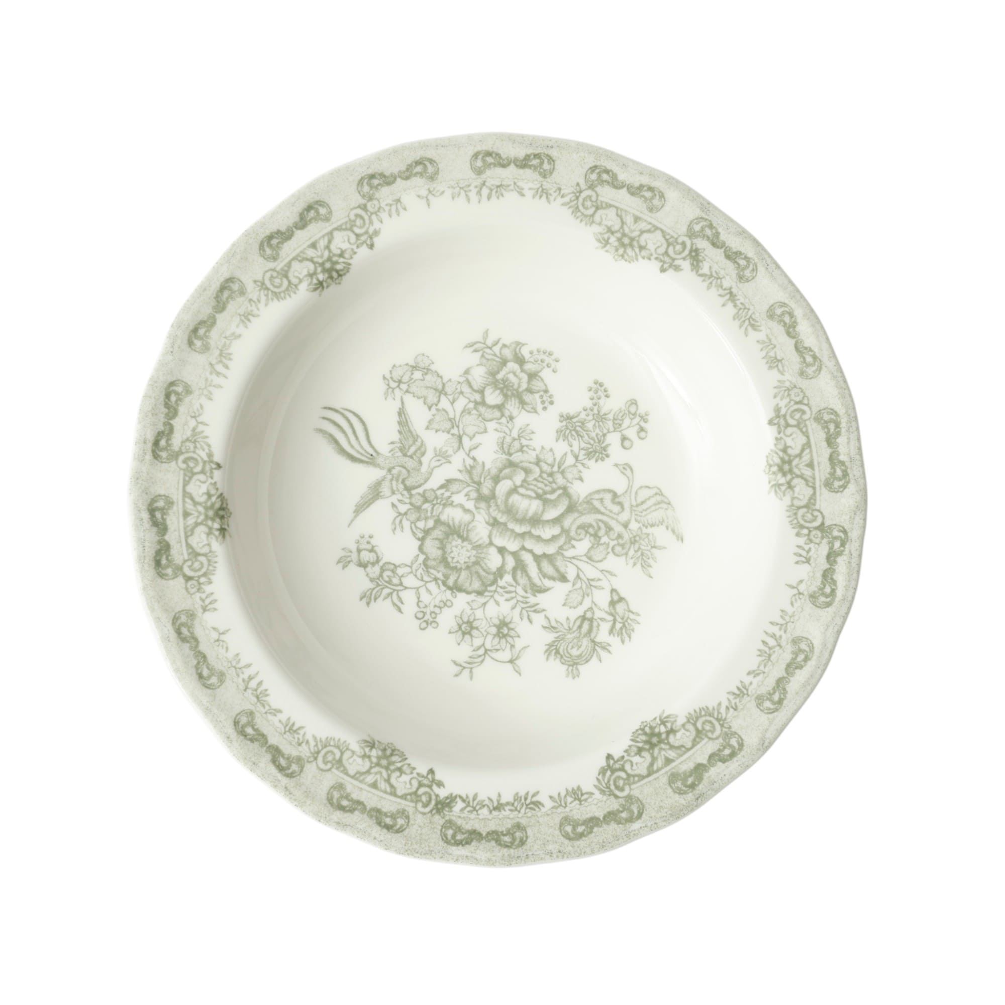 Блюдо глубокое BLOSSOM, керамика, зеленый, d20,4*4,8см