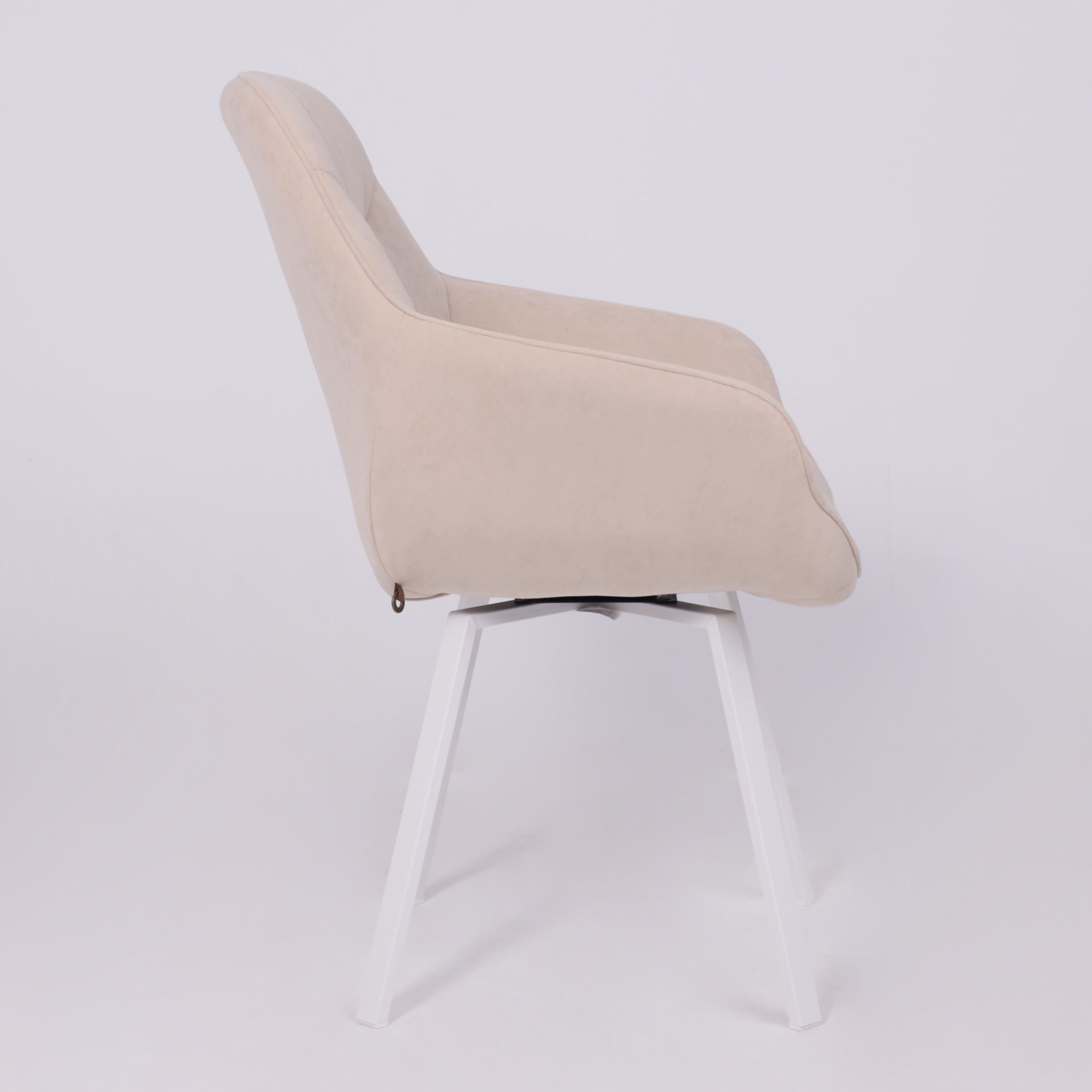 Стул ROMEO SMILE 360, b03 CREAM LUXбелый