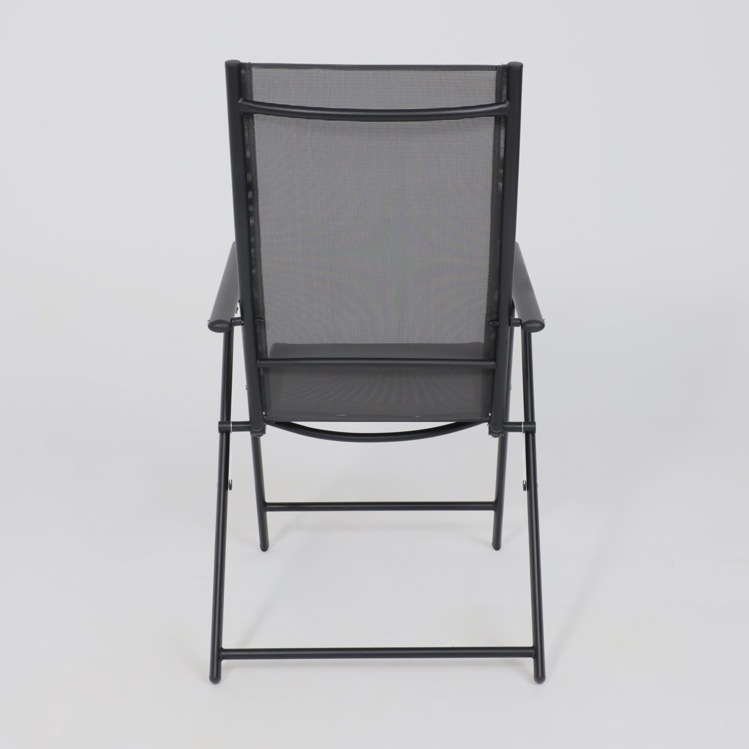 Кресло складное садовое CATANIA, серый/черный