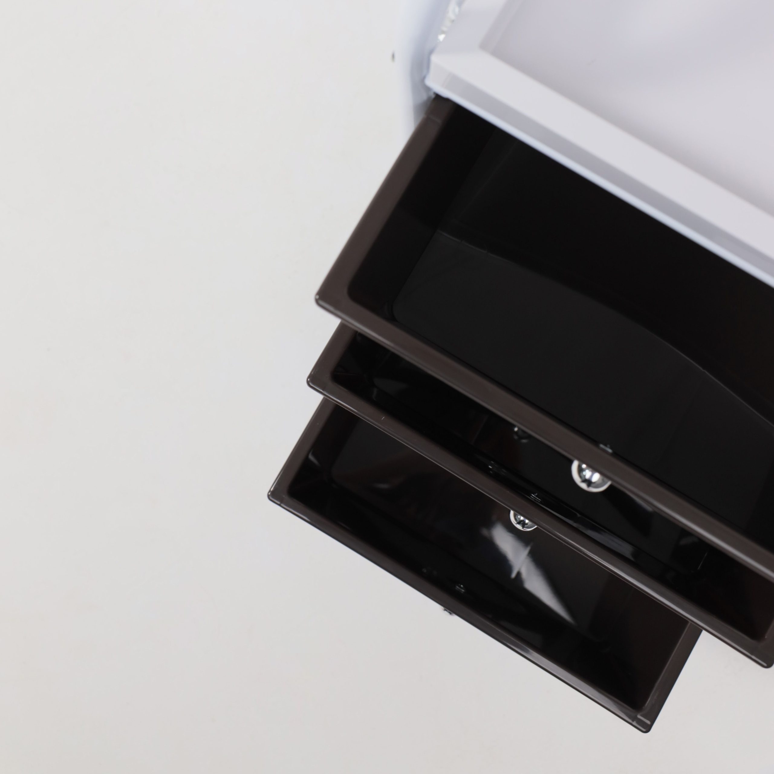 Этажерки MERCURY, ,белый+коричневый