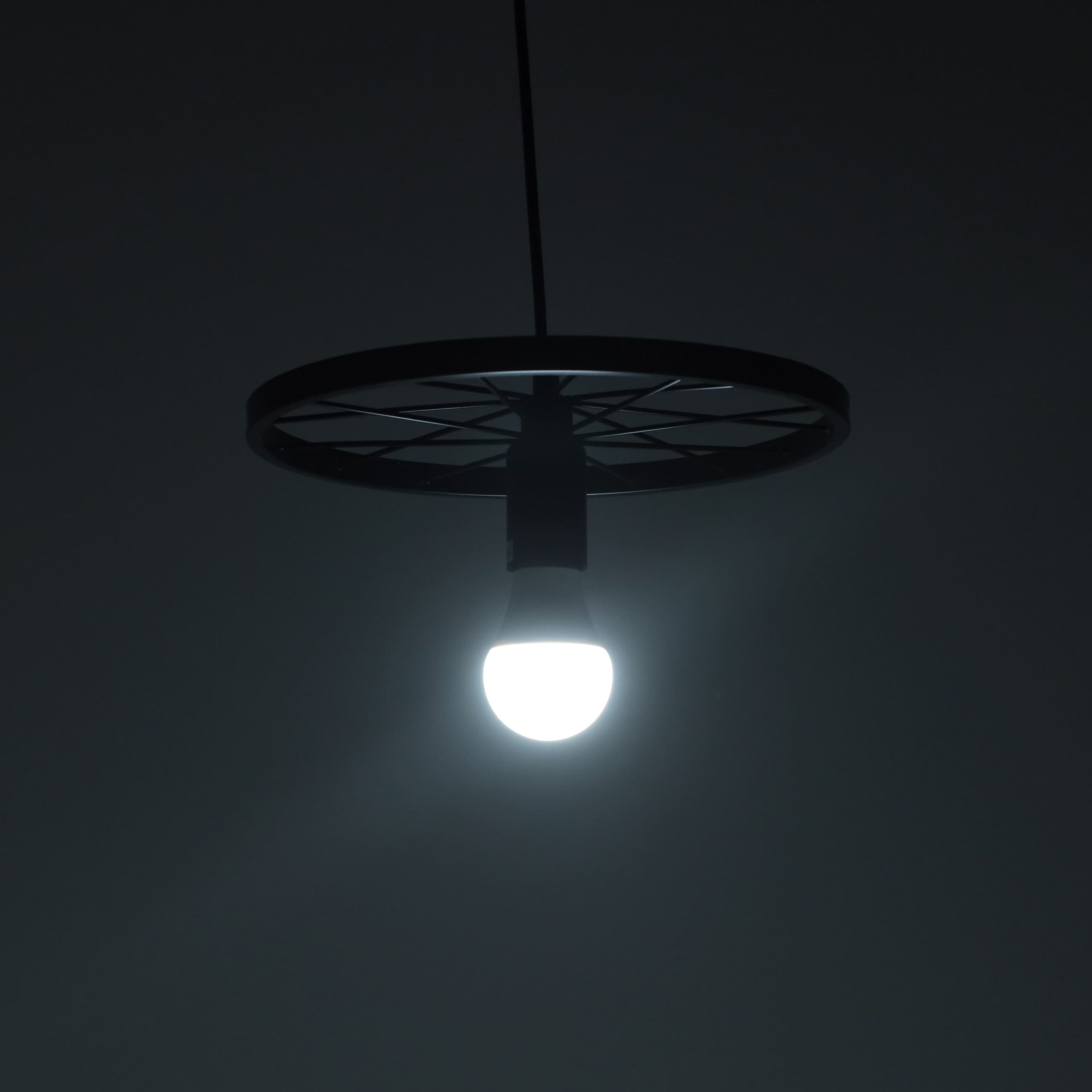 Светильник WHEEL, потолочный, E27, чёрный