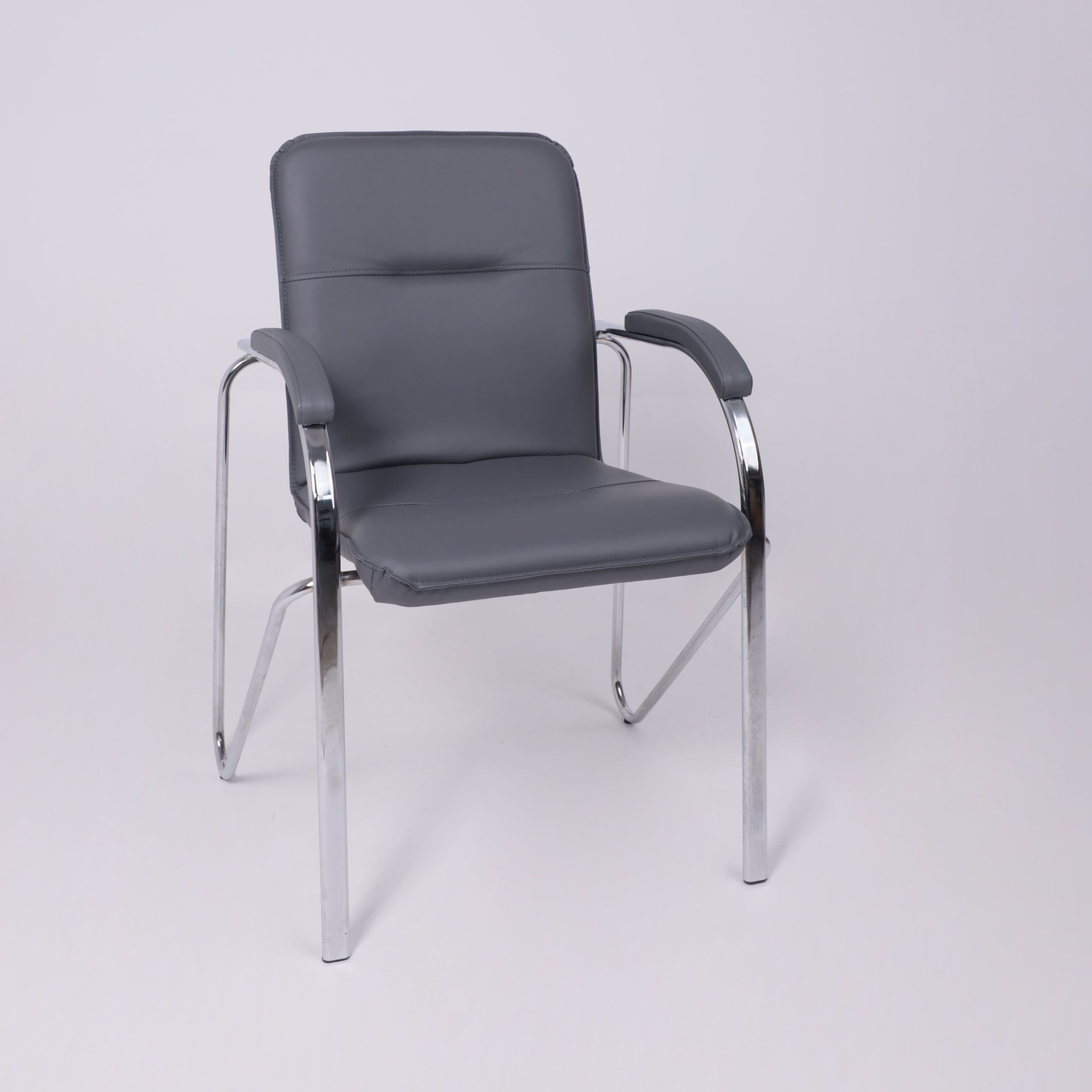 Кресло SAMBA AKS-1 Pegasso светло-серый, мягкие подлокотники