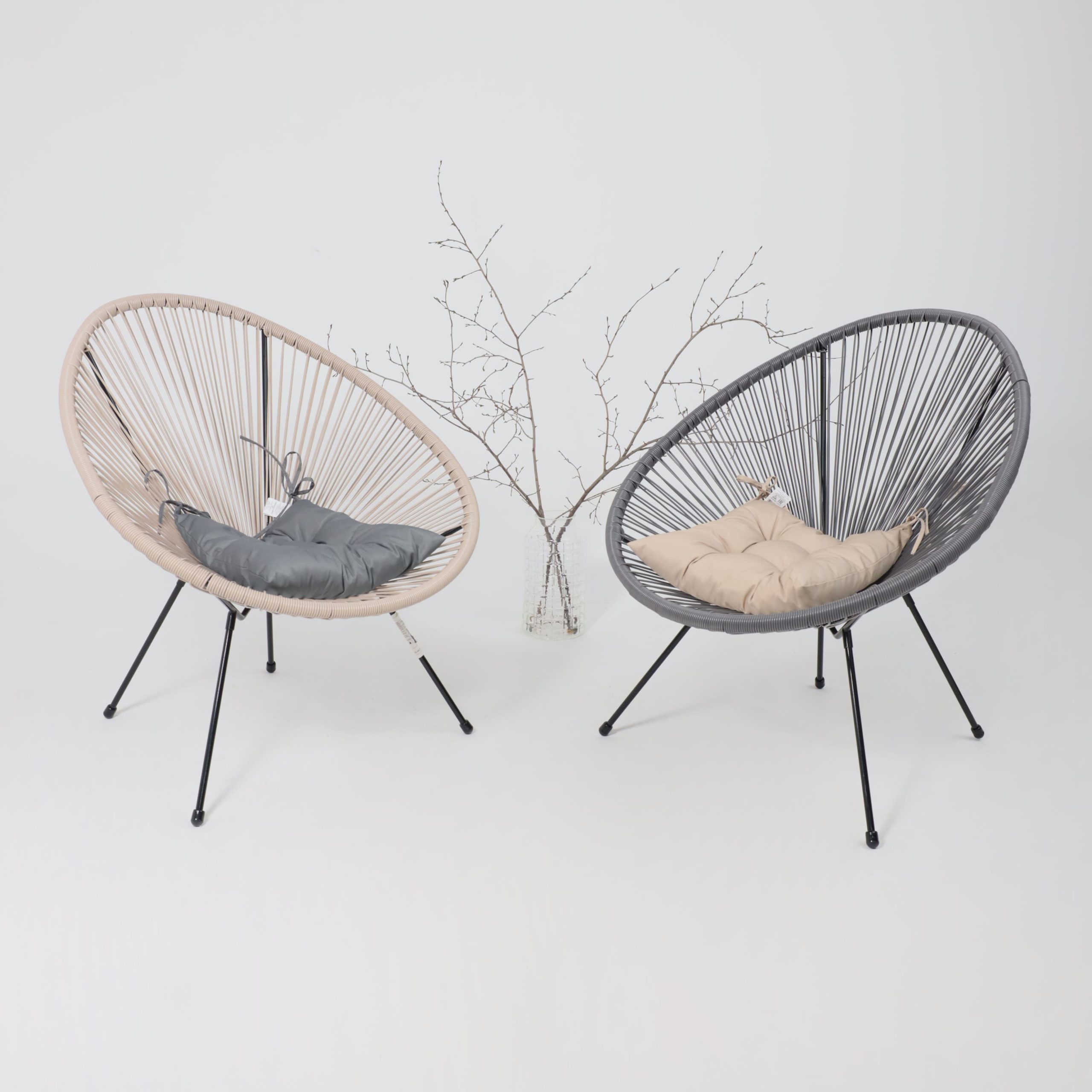 Кресло садовое RIMINI, иск.ротанг, коричневый