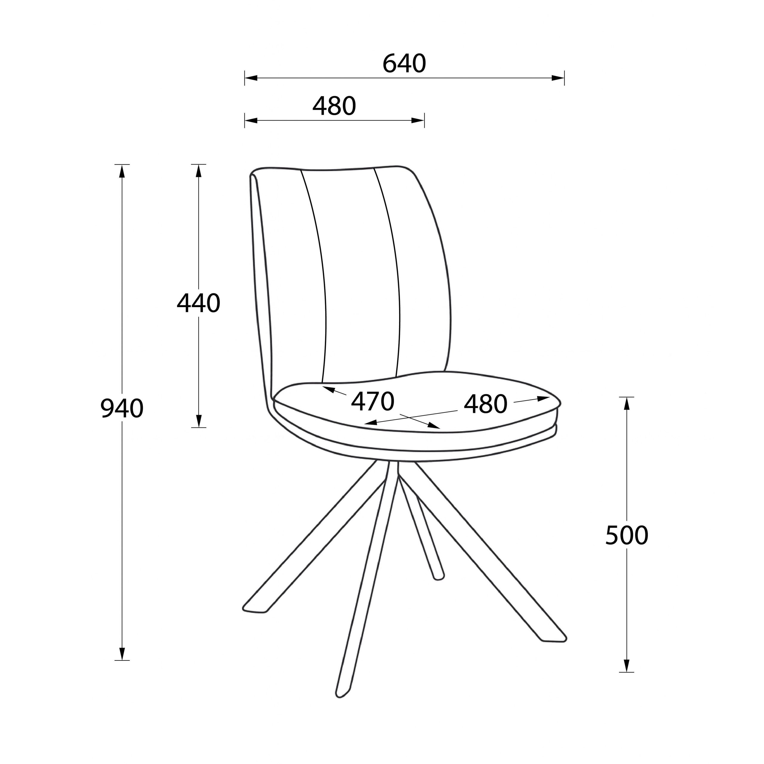Стул SMART-R 360, g22 GRAPHITE шенилл LUX - d10 HEMATITE LUXчерный