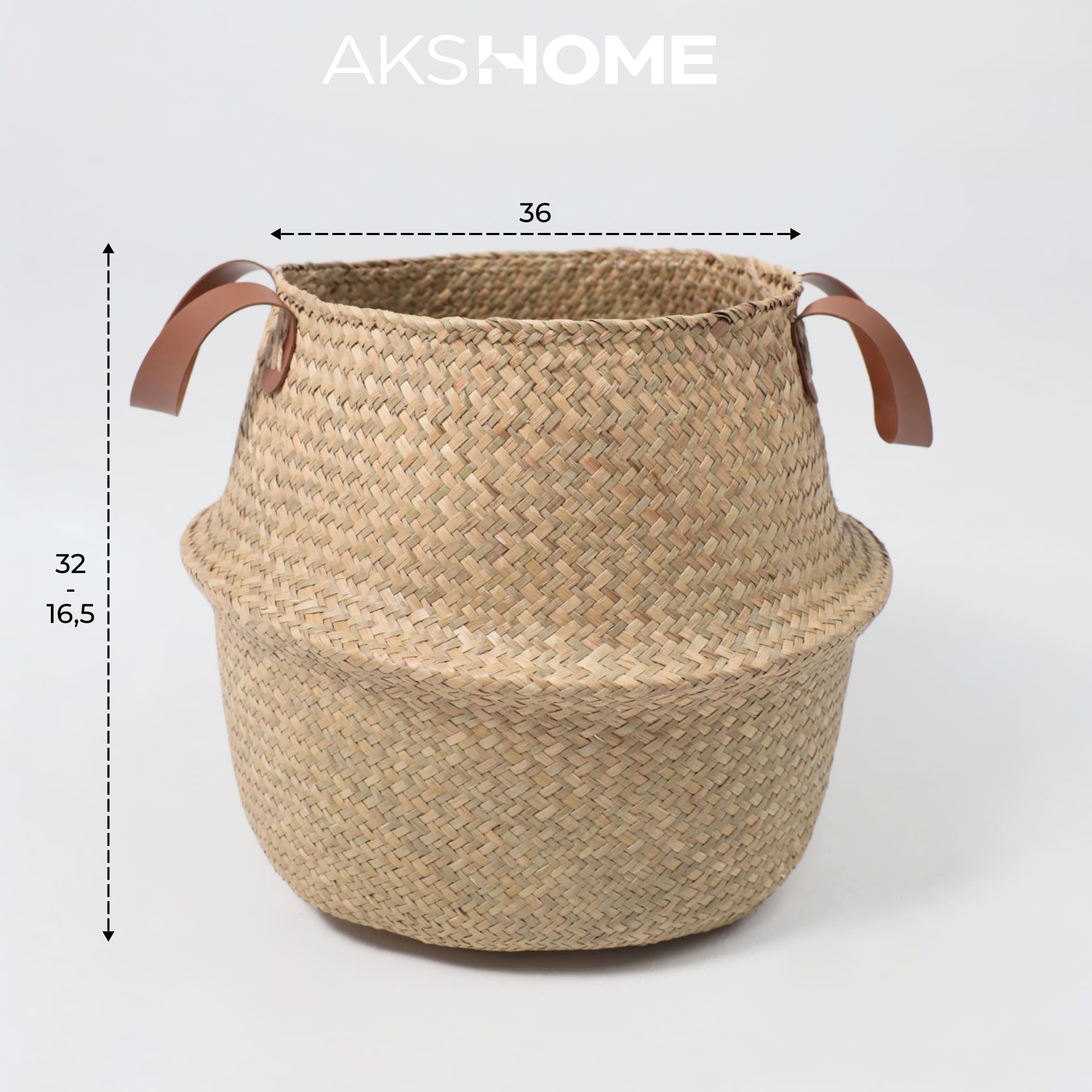 Корзина GRETA, коричневый, 36*36*32см