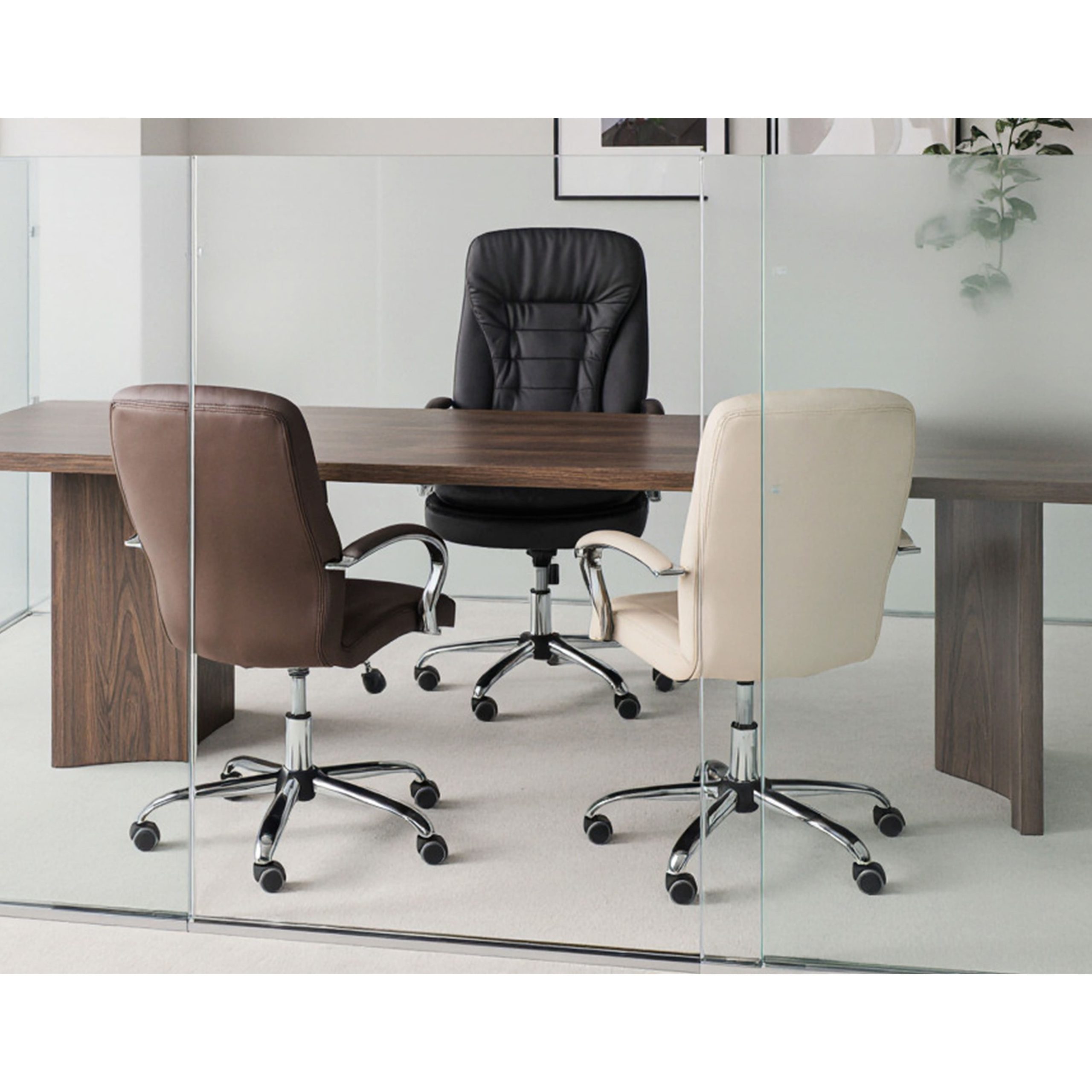 Кресло рабочее, поворотное RICHARD, коричневый