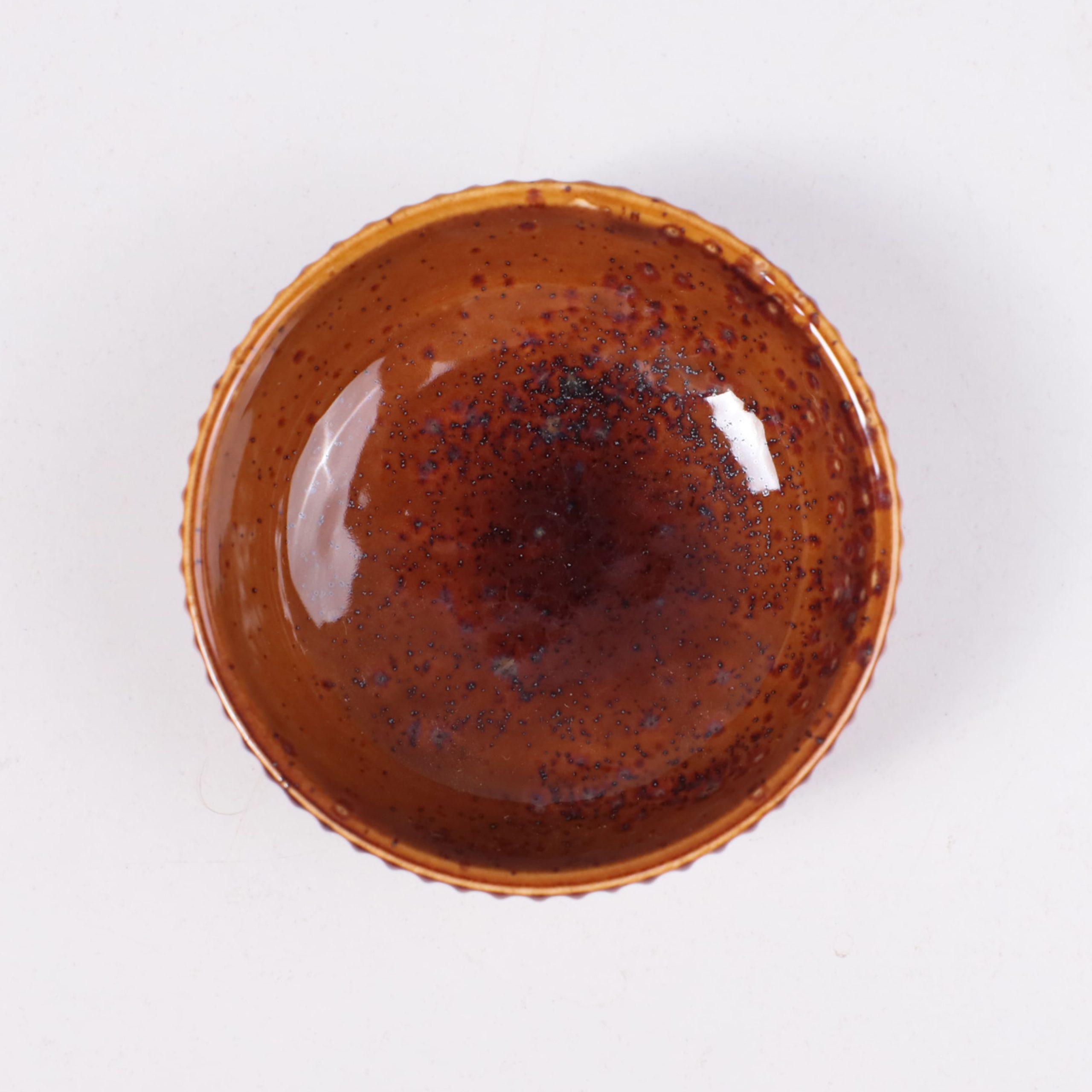 Соусник AURORA, фарфор,каштановый, d7,5*2,3см