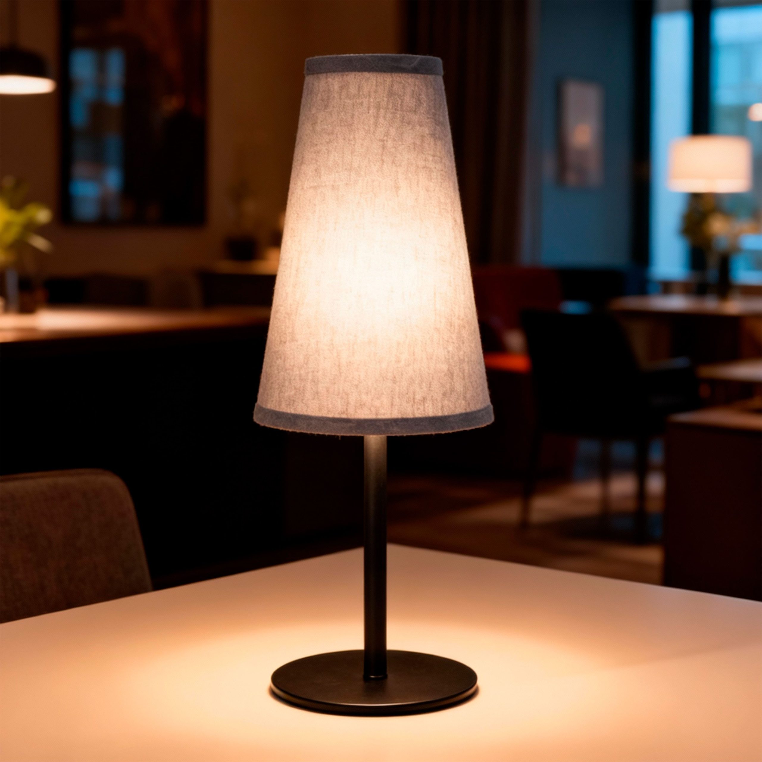 Светильник UMBRELLONI, настольный, E27, серый