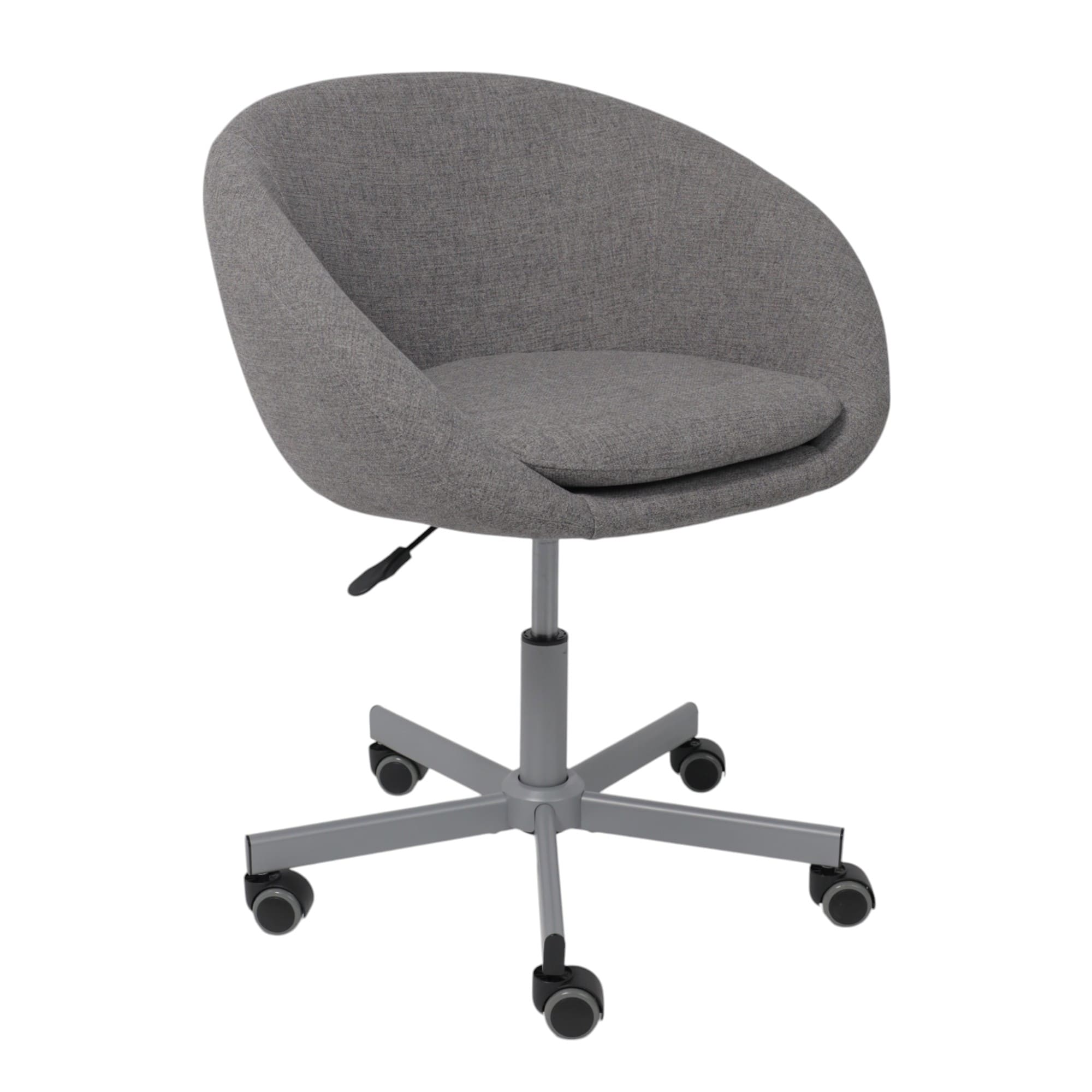 Кресло поворотное ELENA, ткань, серый
