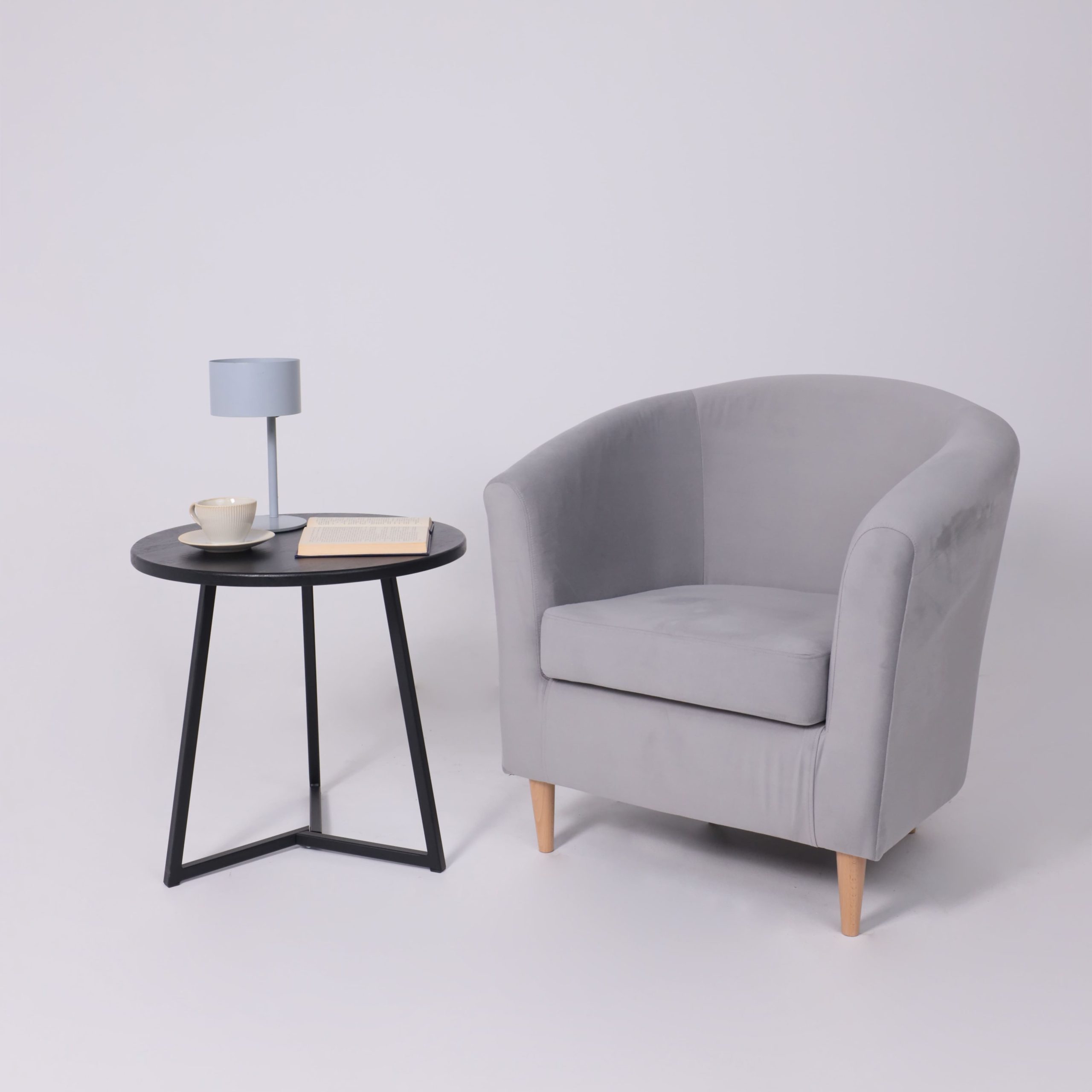 Светильник CLIFF, настольный, E27, серый