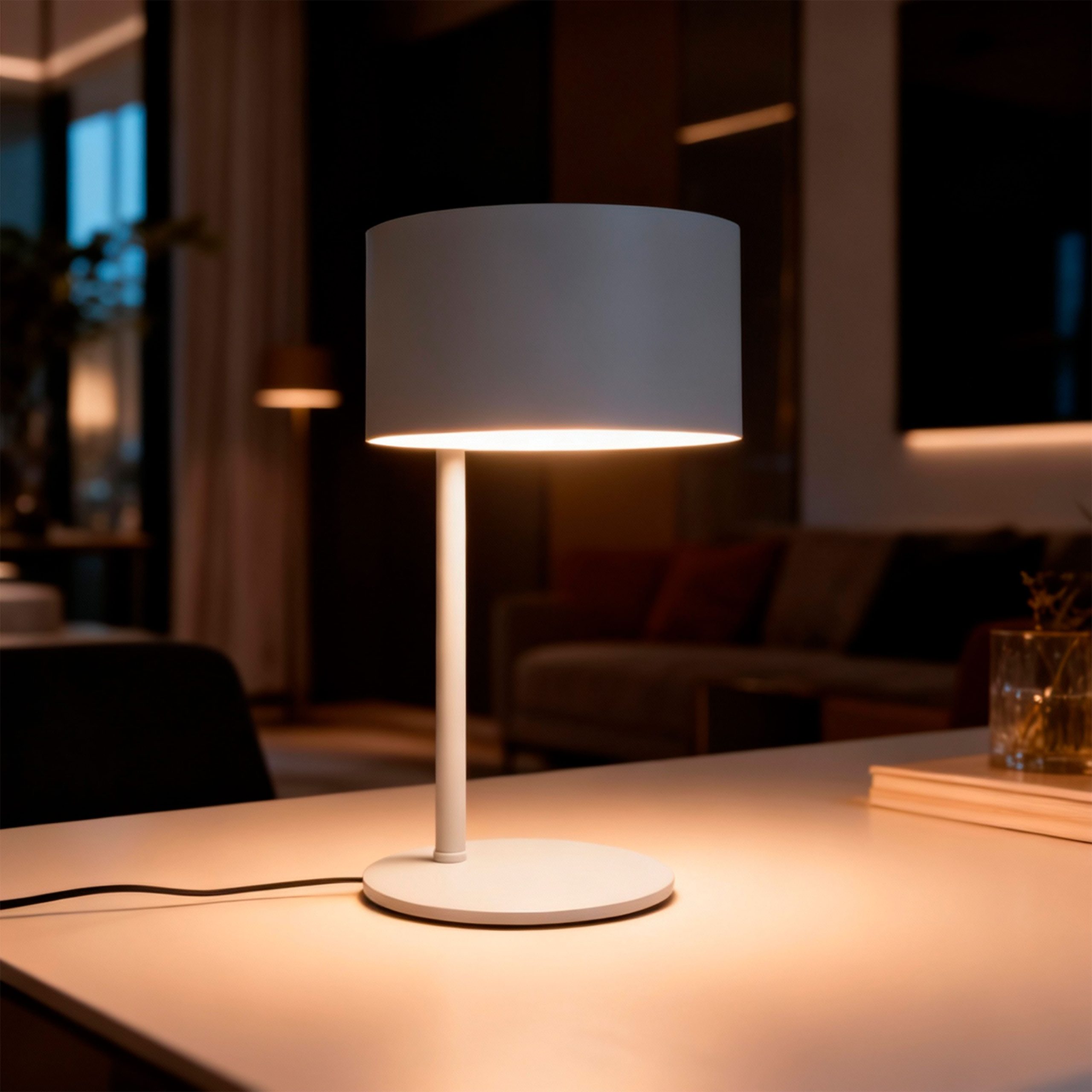 Светильник CLIFF, настольный, E27, серый