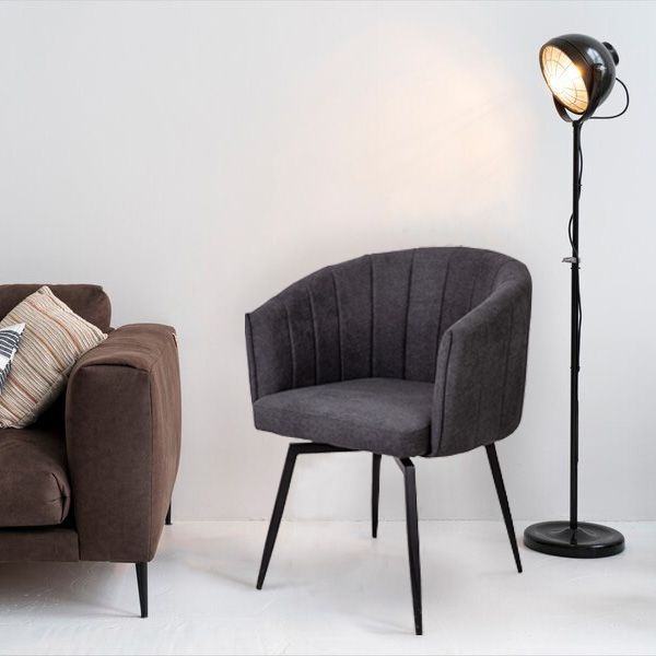 Кресло MELON, поворотное, серый/черный