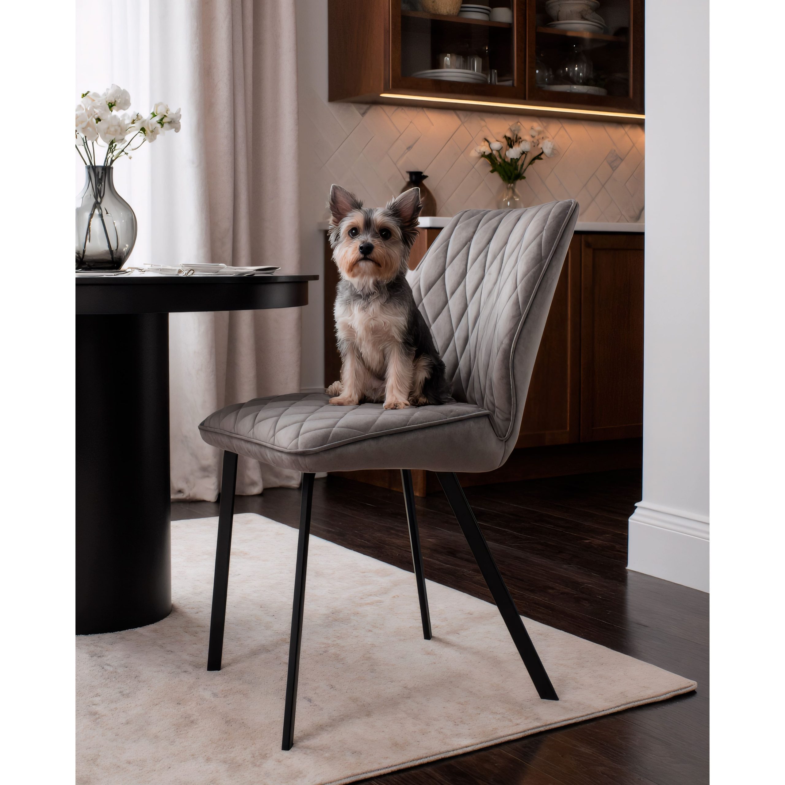 Стул Rafael M, b22 GREY LUXчерный