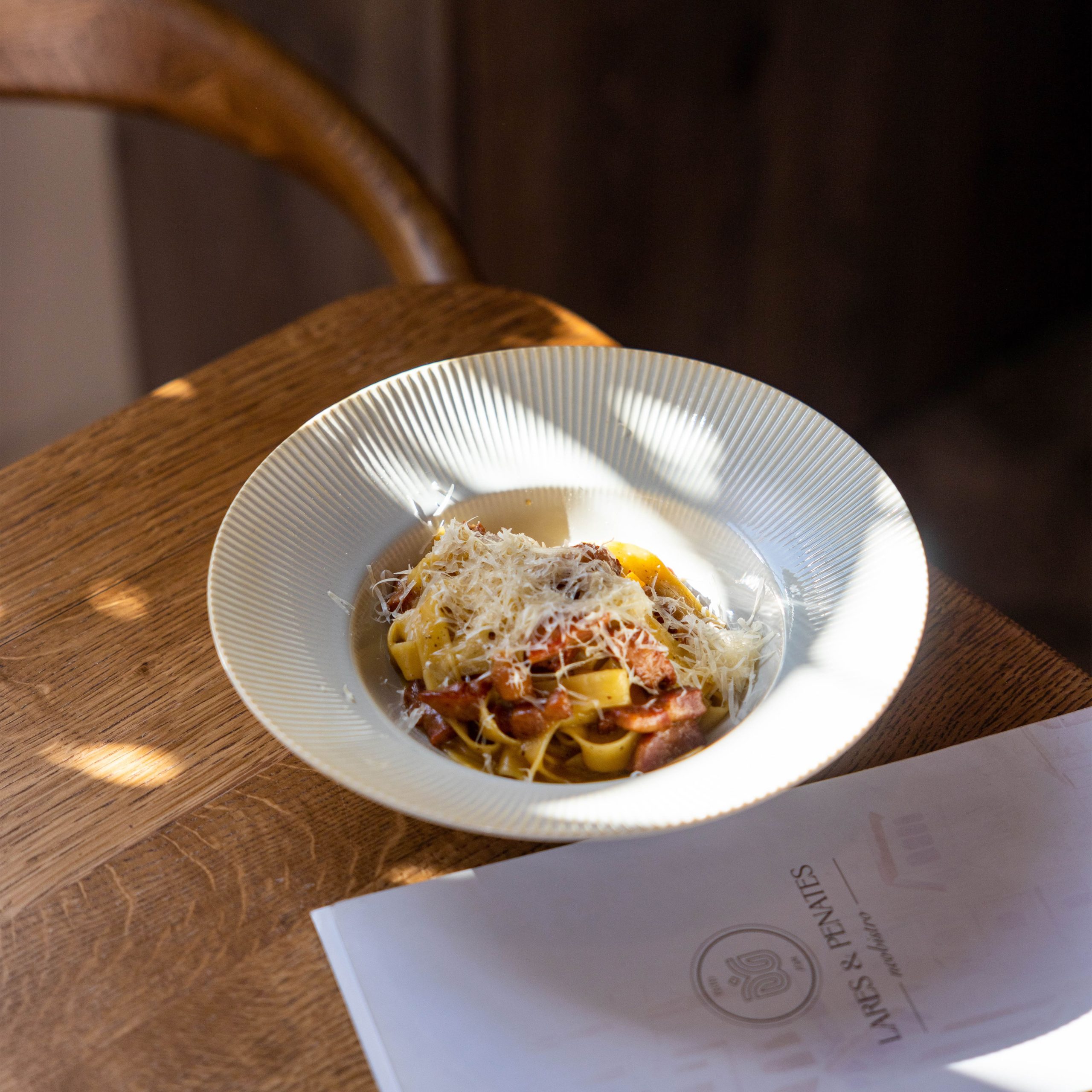 Блюдо для пасты AURORA, фарфор, айвори, d23,5*6,5см