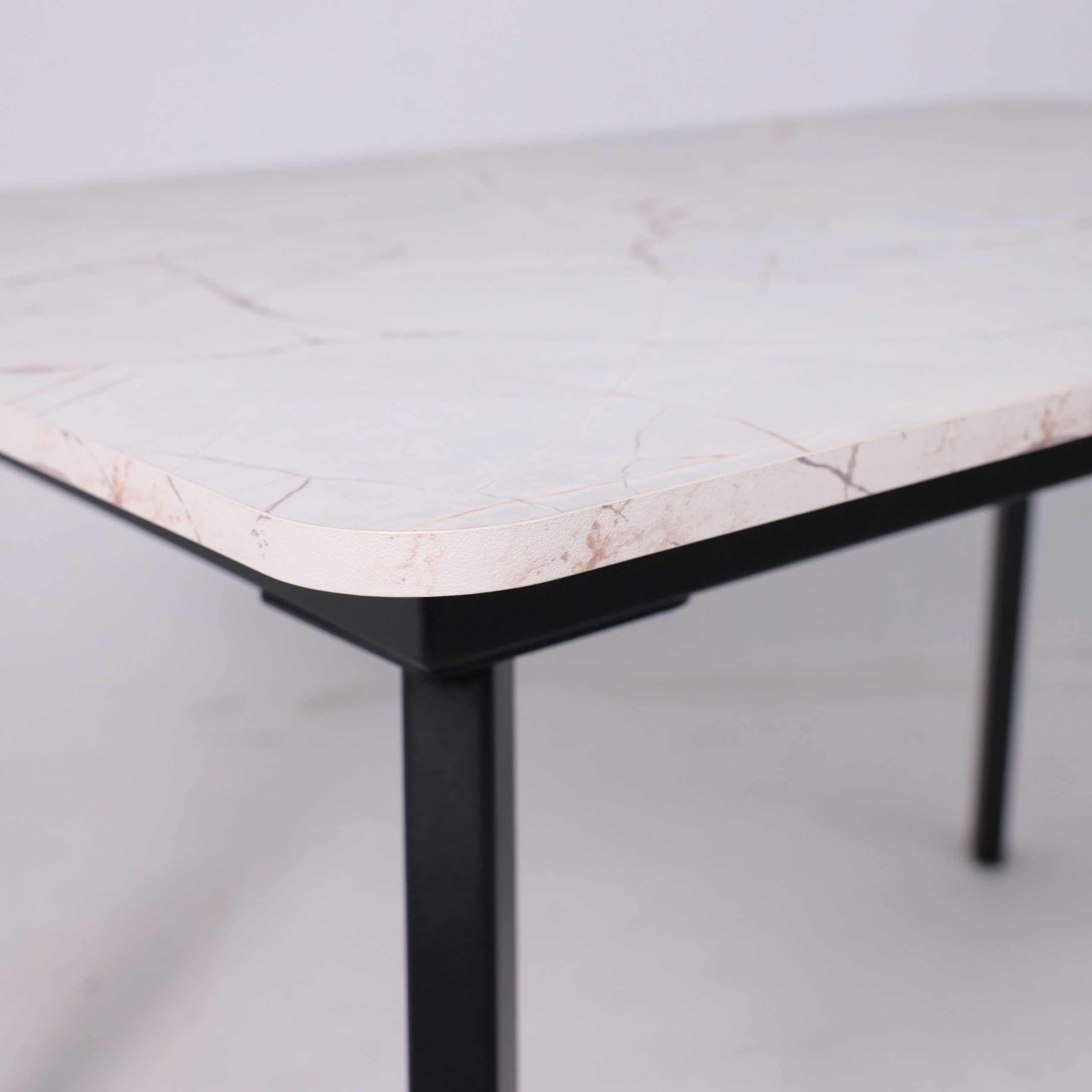 Стол AV 1209/1, ЛМДФ, раздвижной 1200(1600)*800 Азул Оникс/черный