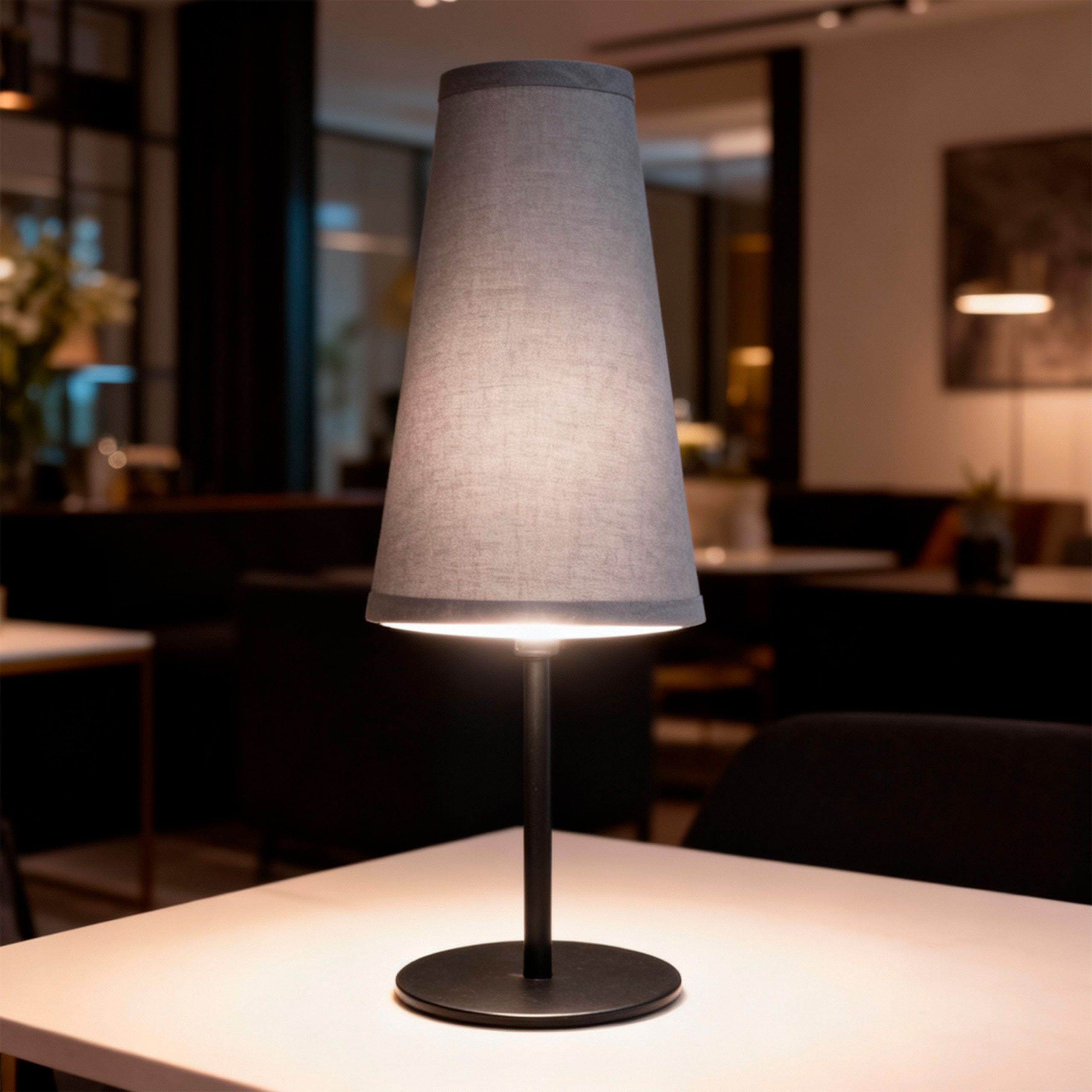 Светильник UMBRELLONI, настольный, E27, серый