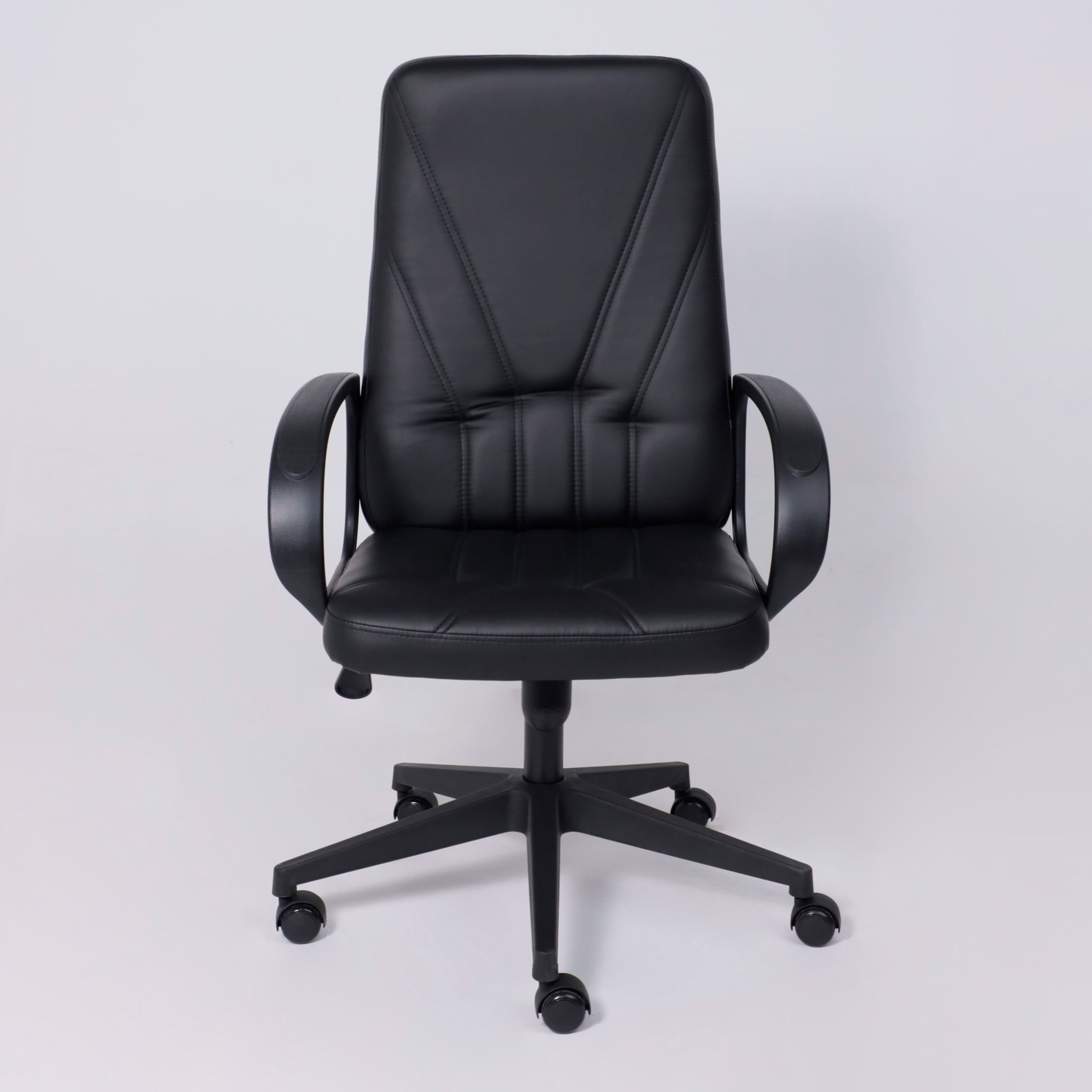 Кресло поворотное МЕНЕДЖЕР PL, экокожа Pegasso черный