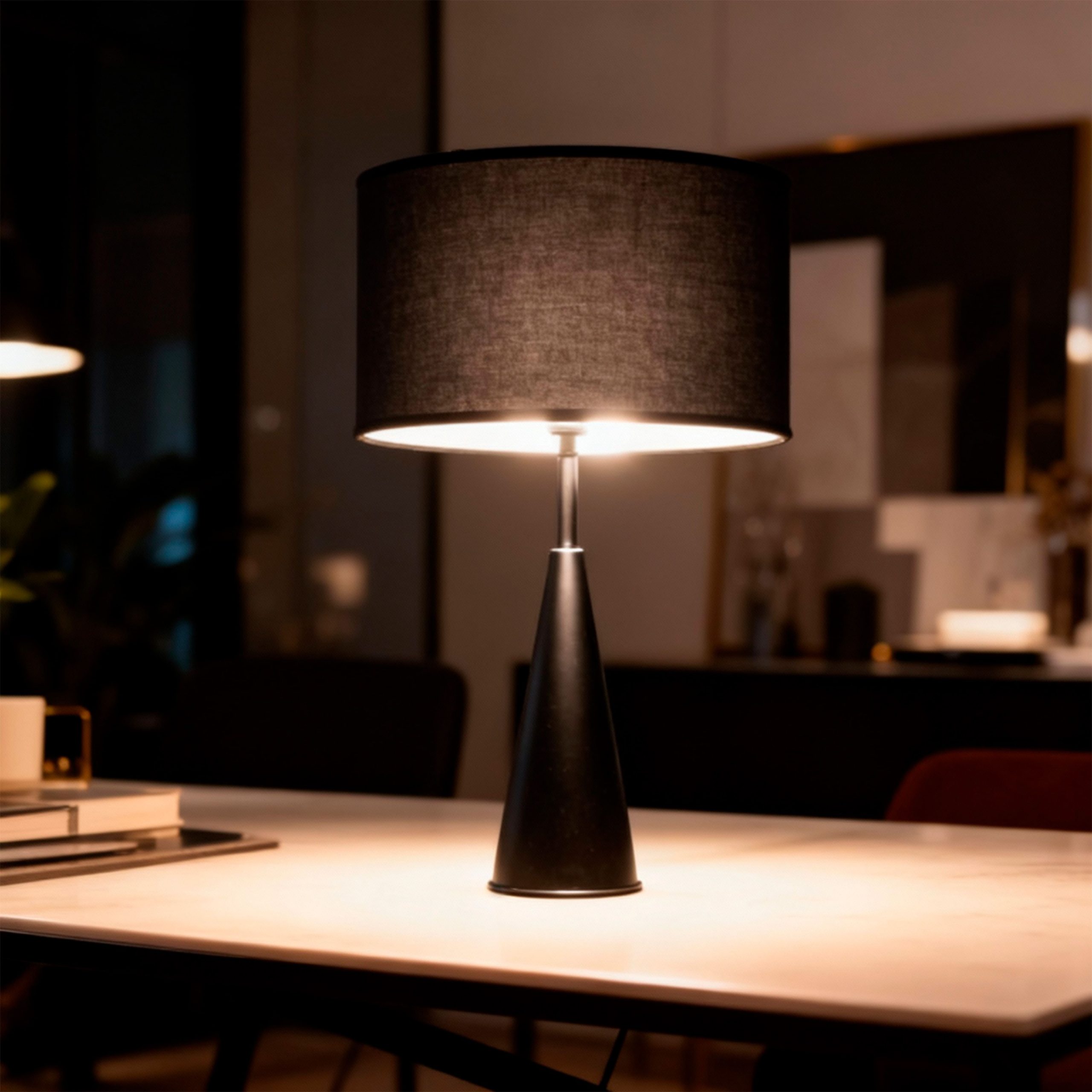 Светильник TROLL, настольный, E27, черный