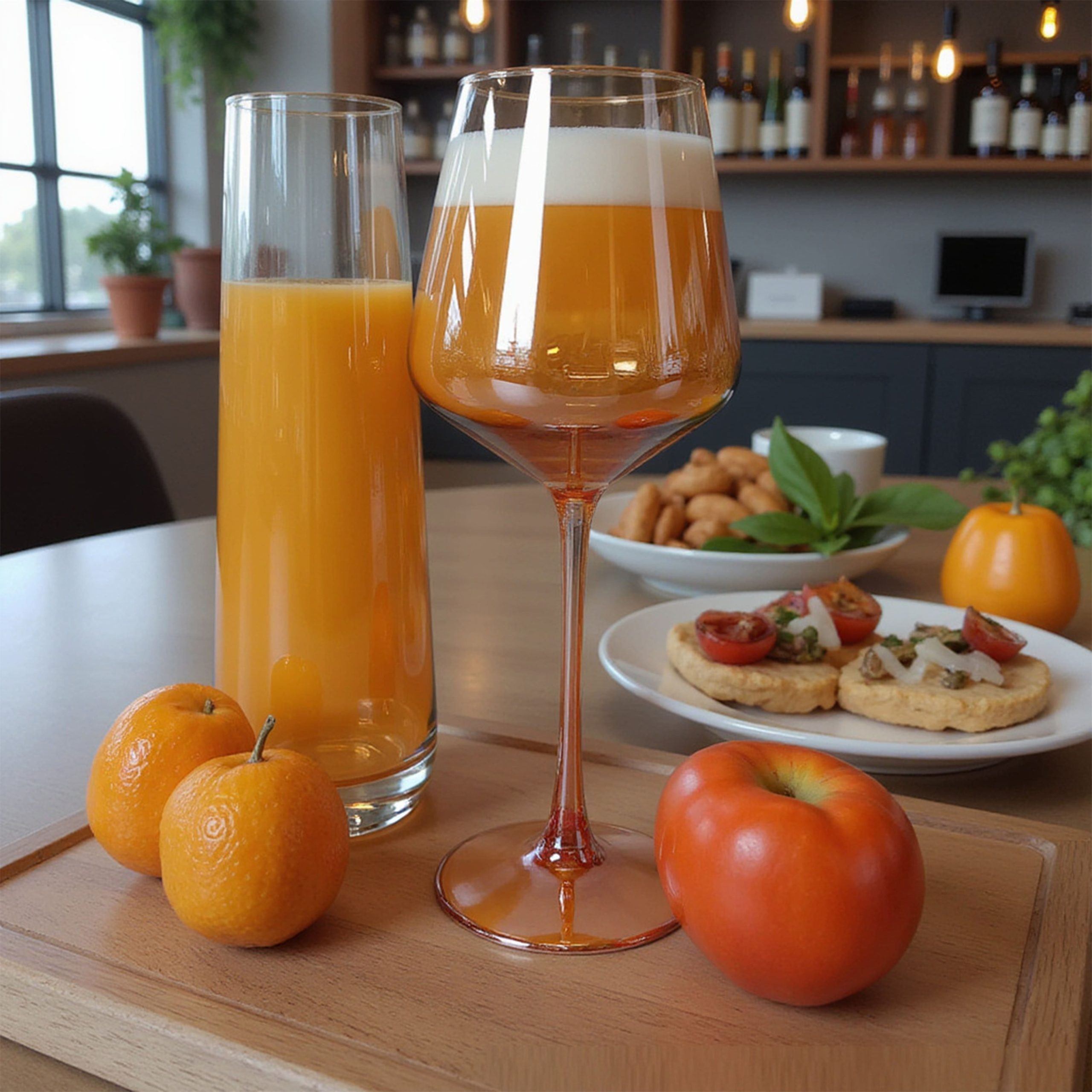 Бокал для вина EMBER DUSK, янтарный