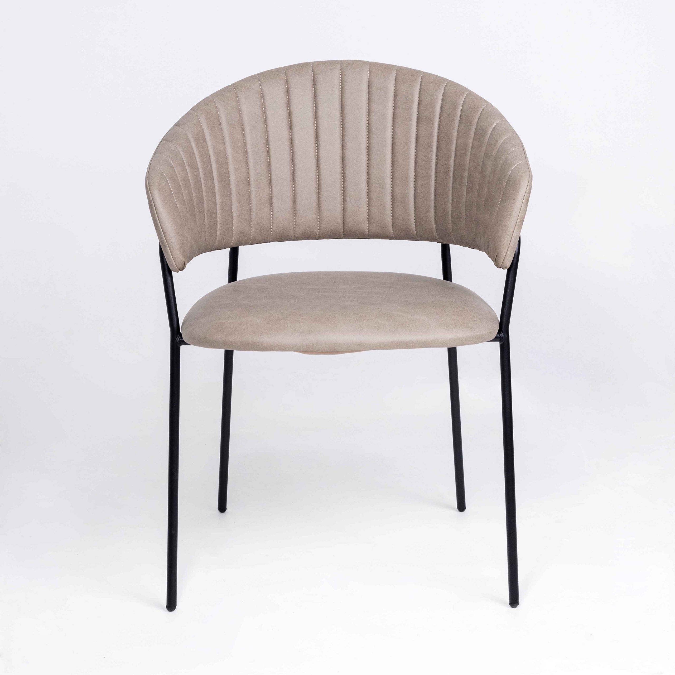 Стул AV 433, песочная замша Kiprus 03/черный