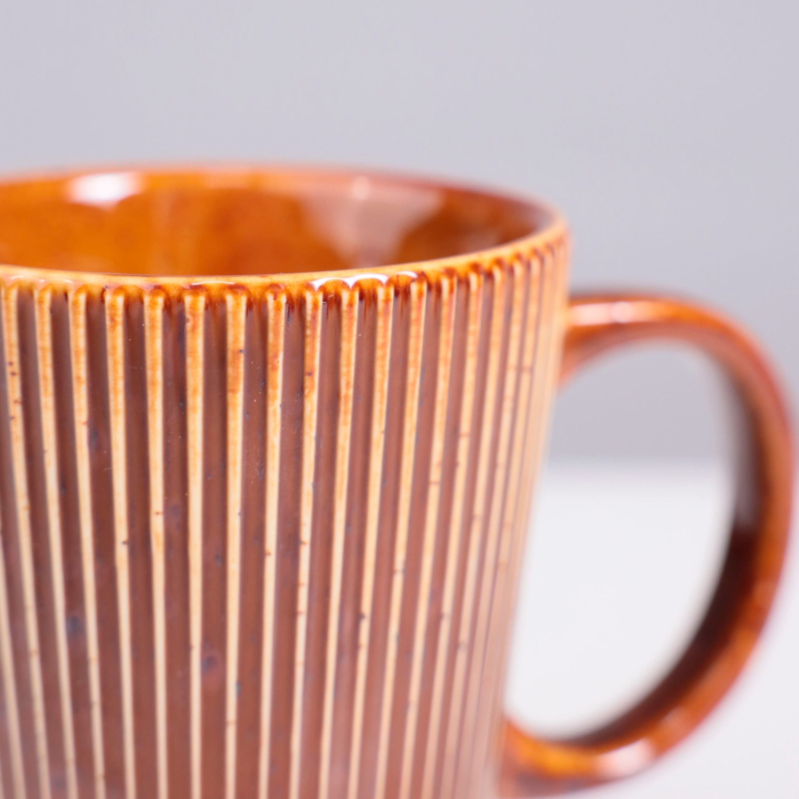 Кружка AURORA, фарфор, каштановый, 250мл