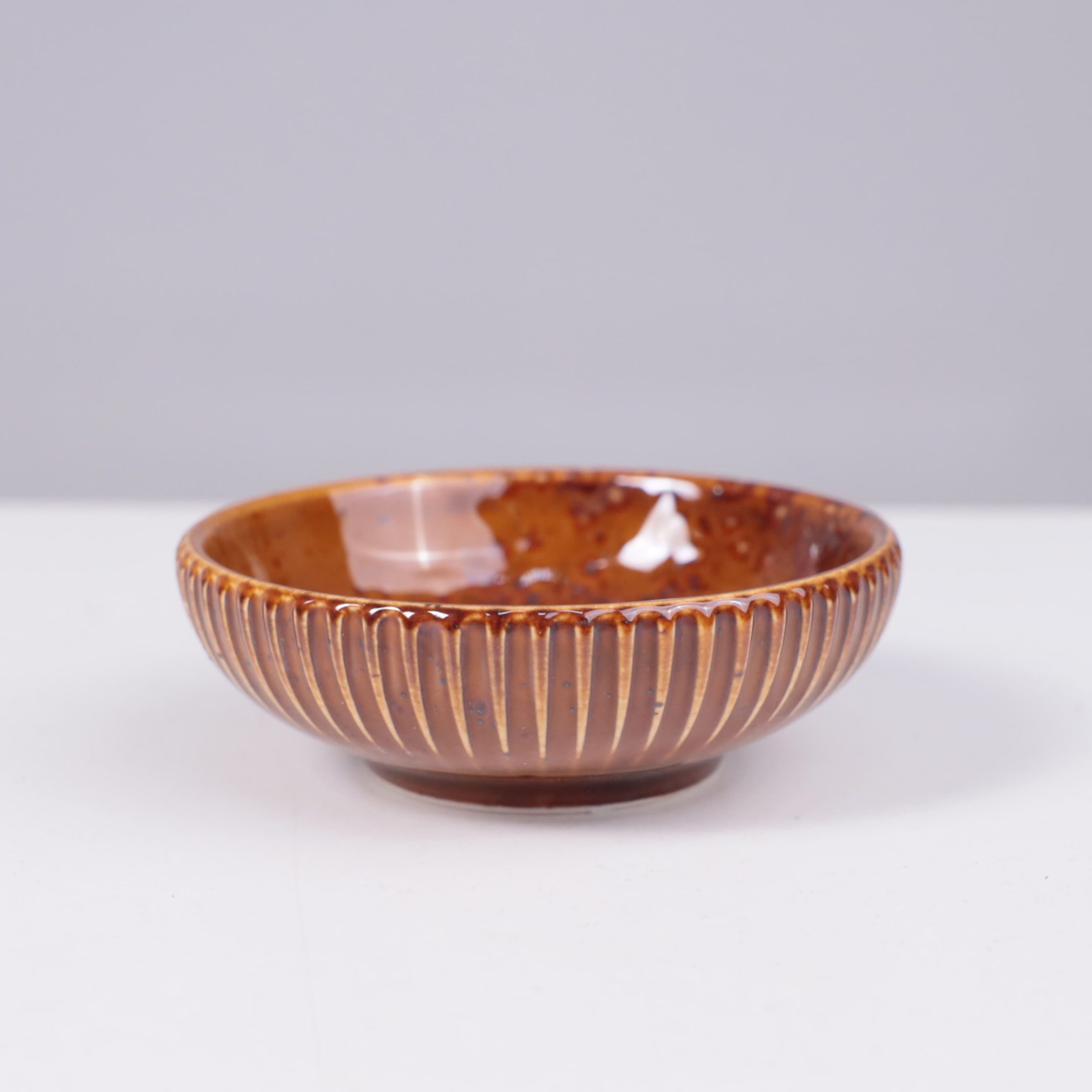 Соусник AURORA, фарфор,каштановый, d7,5*2,3см