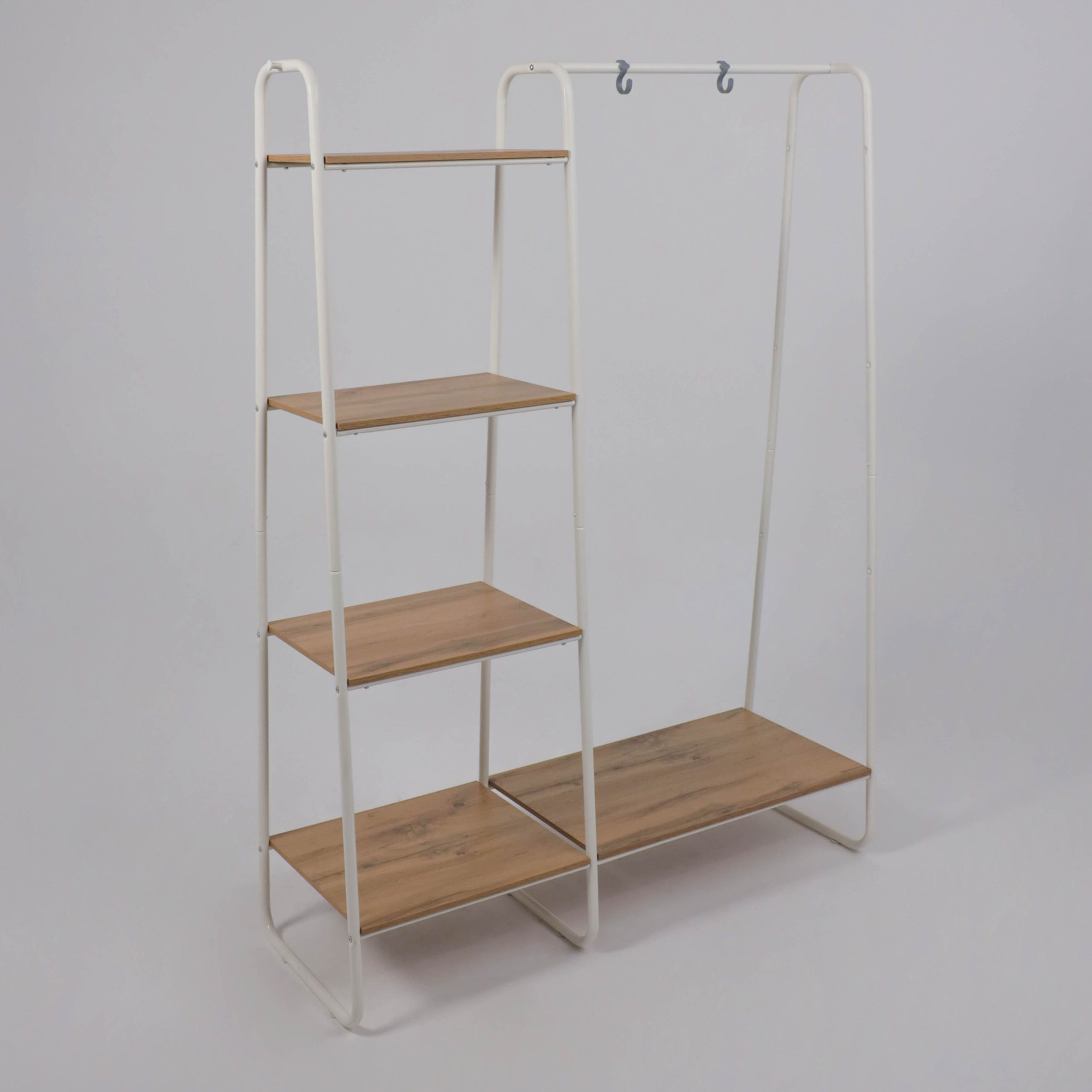 Гардеробная система с полками СКАНДИНАВИЯ 1, белый