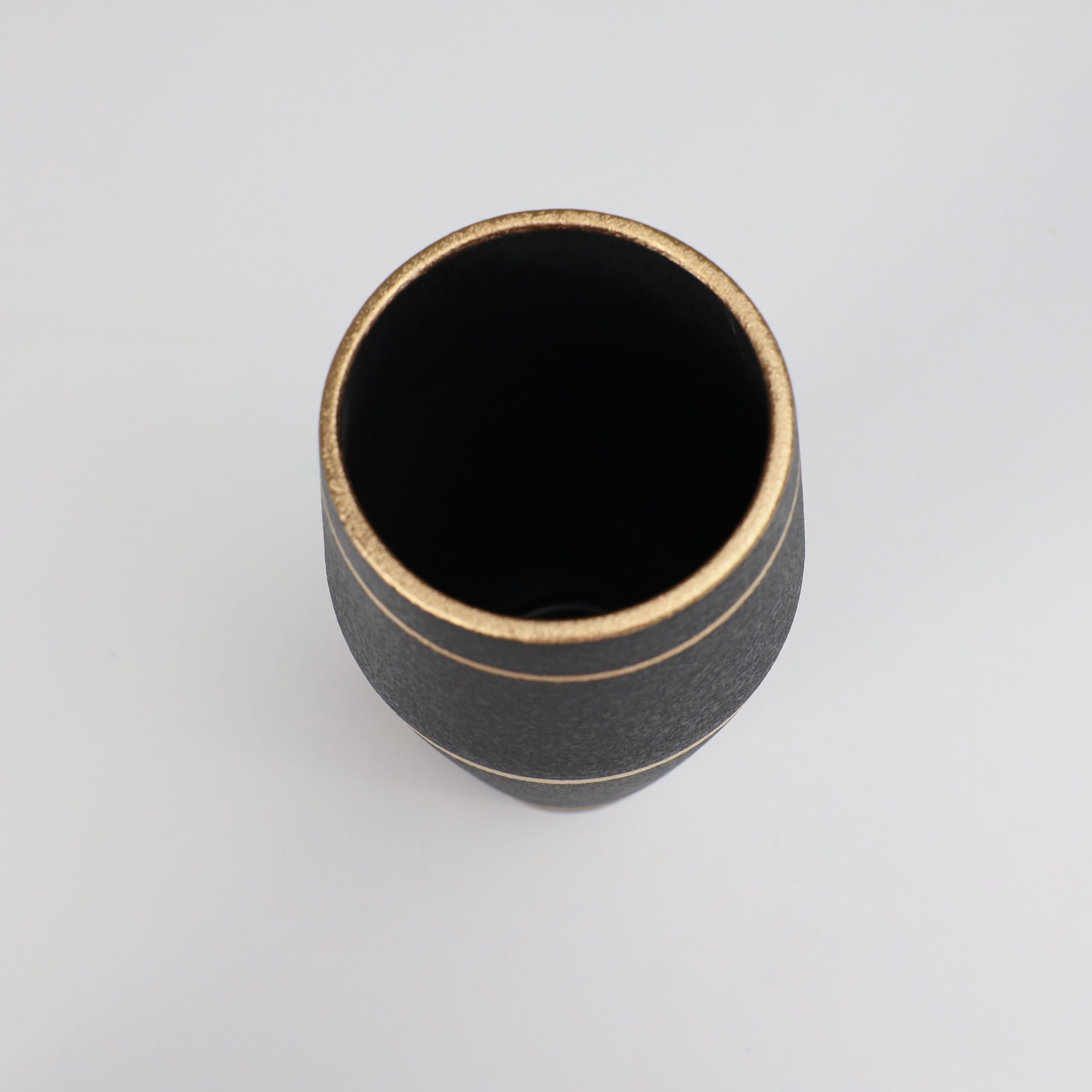 Ваза керамическая STORM, черный, 11*11*20см