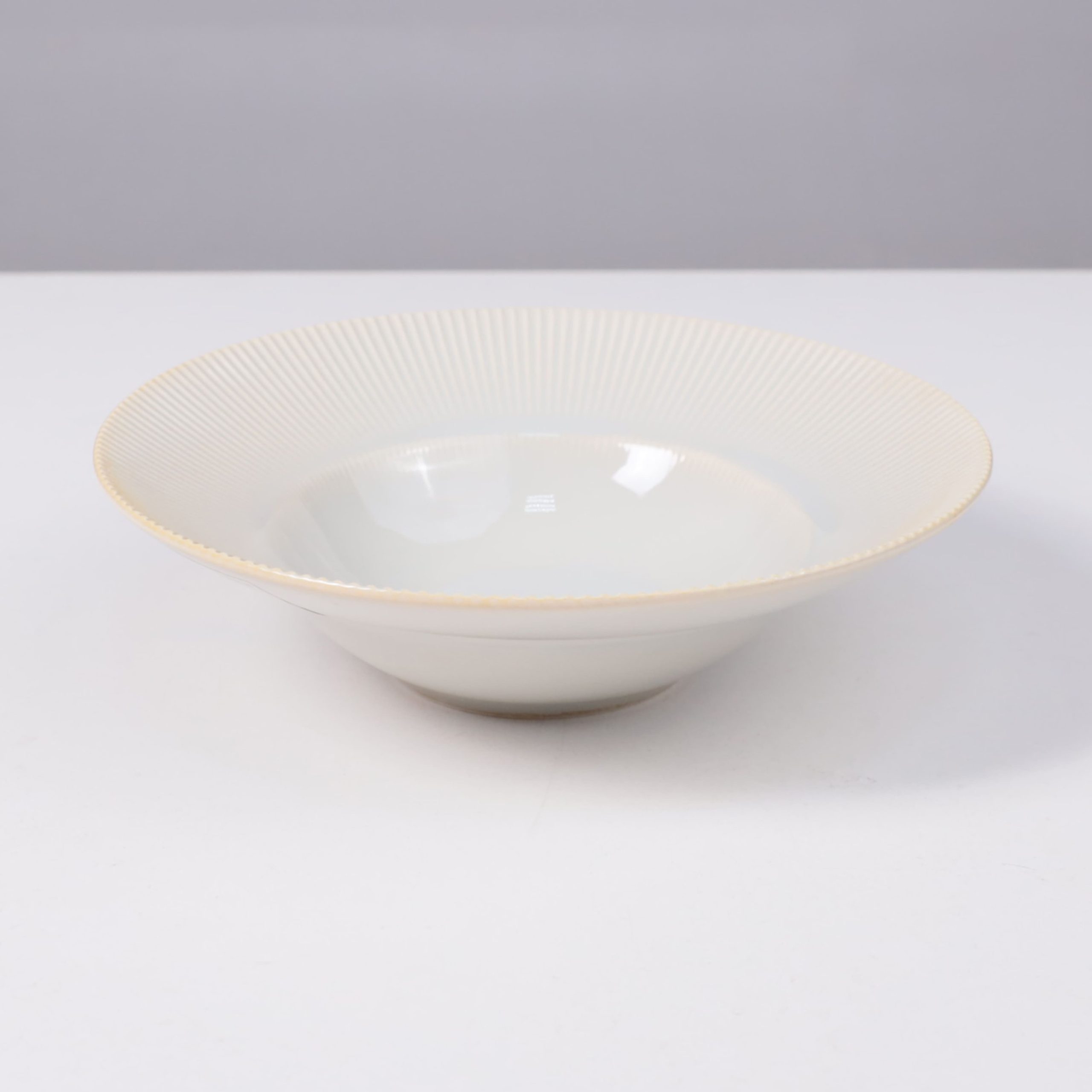 Блюдо для пасты AURORA, фарфор, айвори, d23,5*6,5см