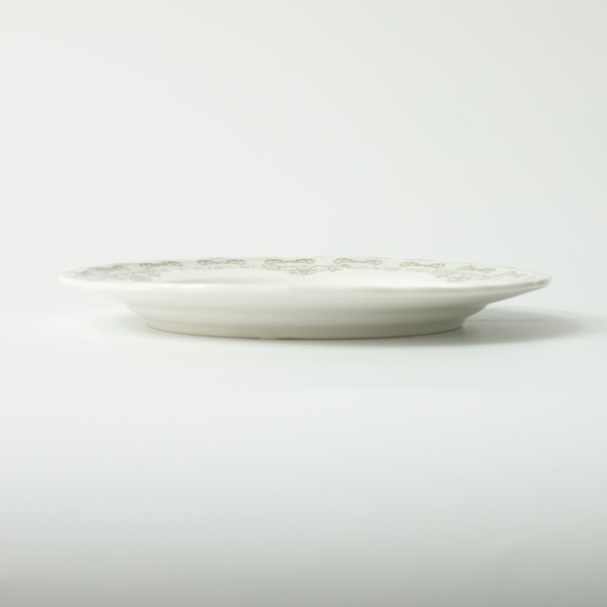 Блюдо BLOSSOM, керамика, зеленый, d26,4*3,2см