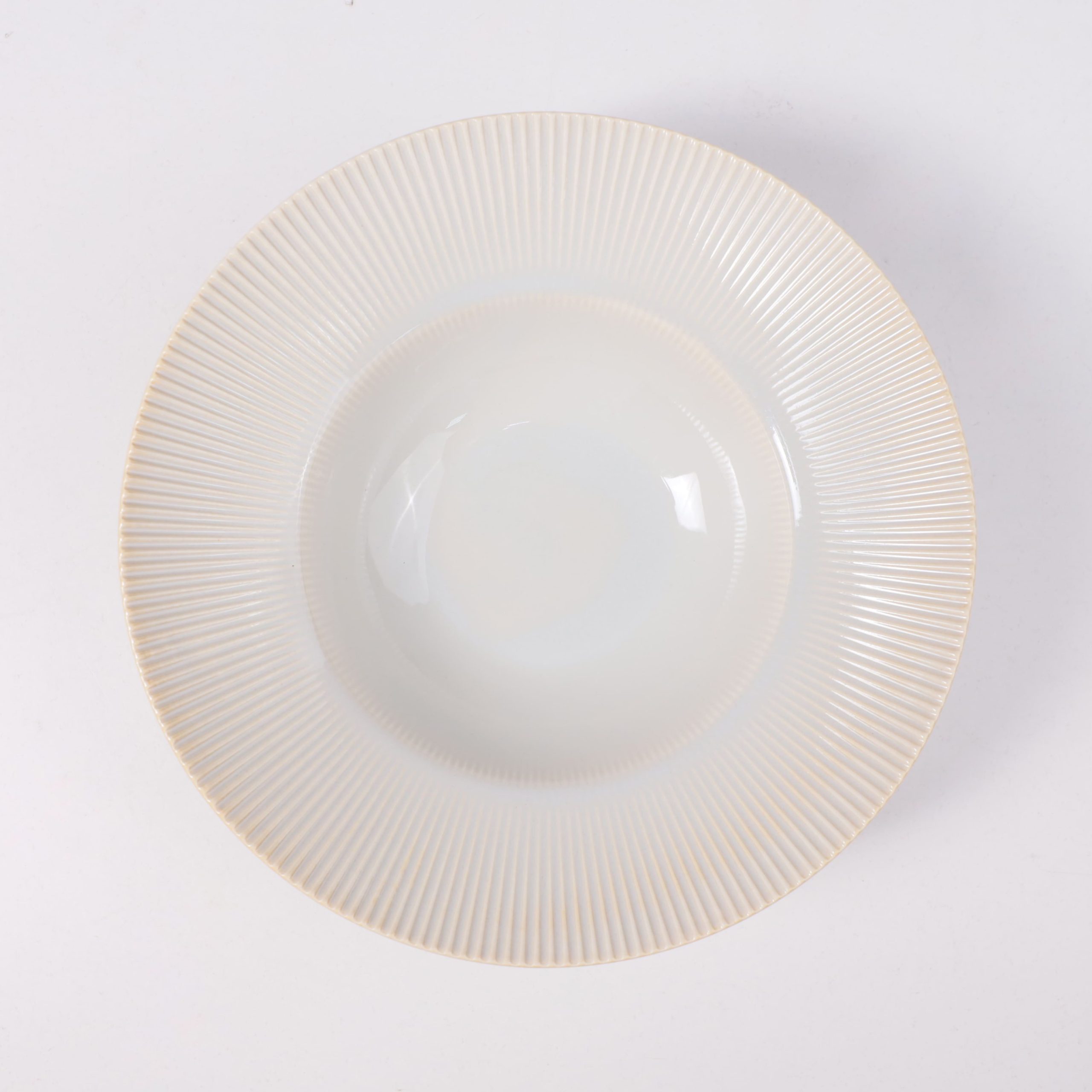 Блюдо для пасты AURORA, фарфор, айвори, d23,5*6,5см