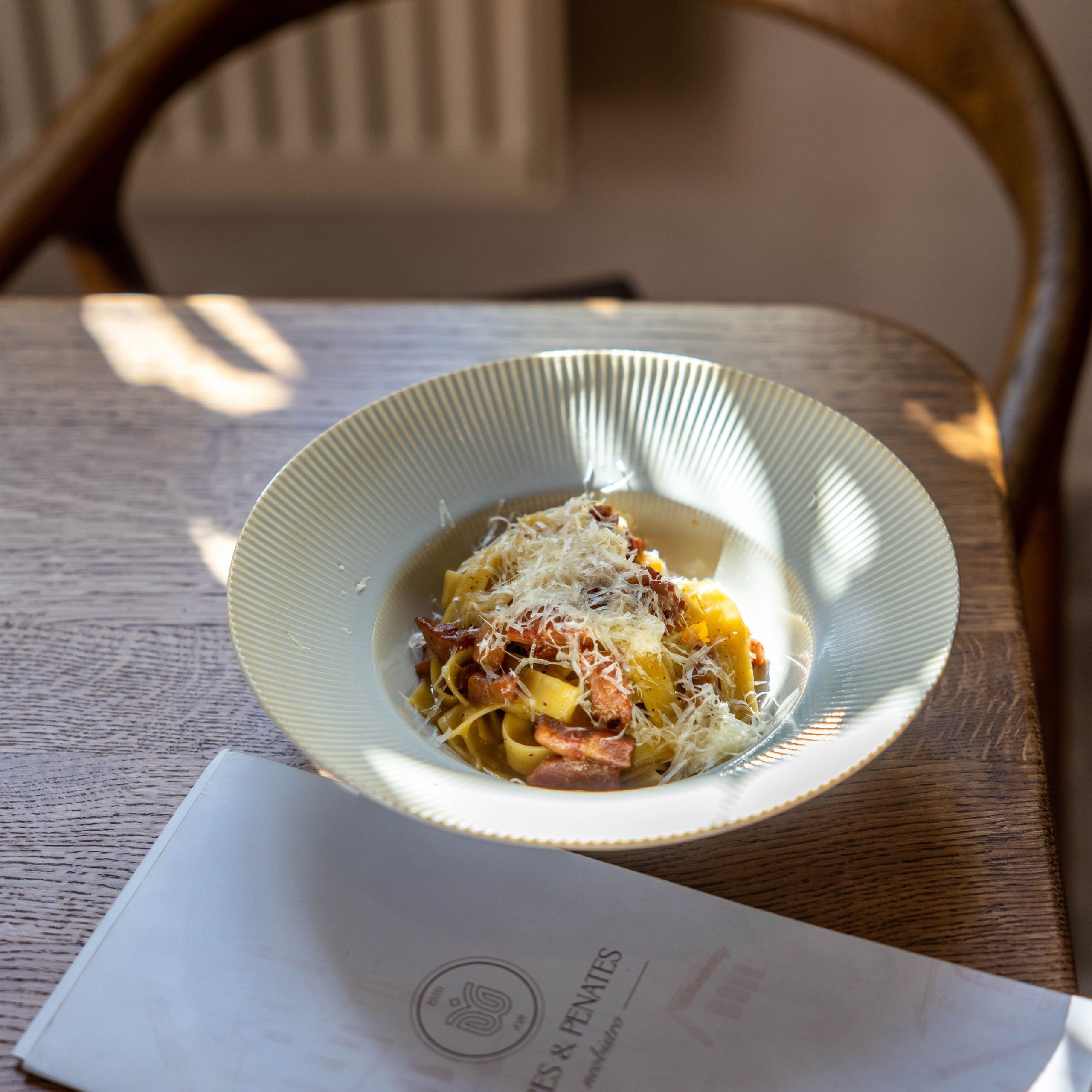 Блюдо для пасты AURORA, фарфор, айвори, d23,5*6,5см