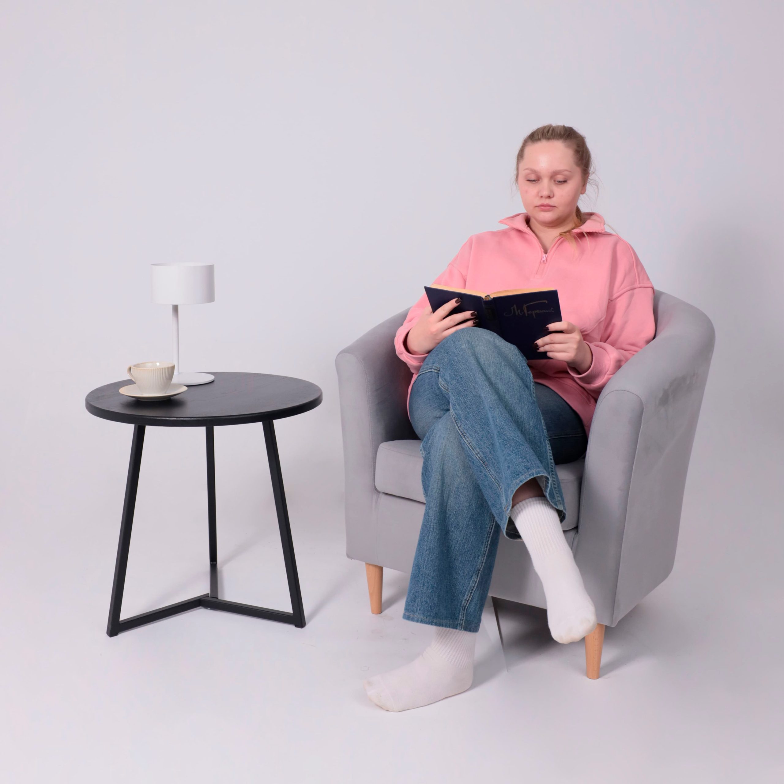 Светильник CLIFF, настольный, E27, белый