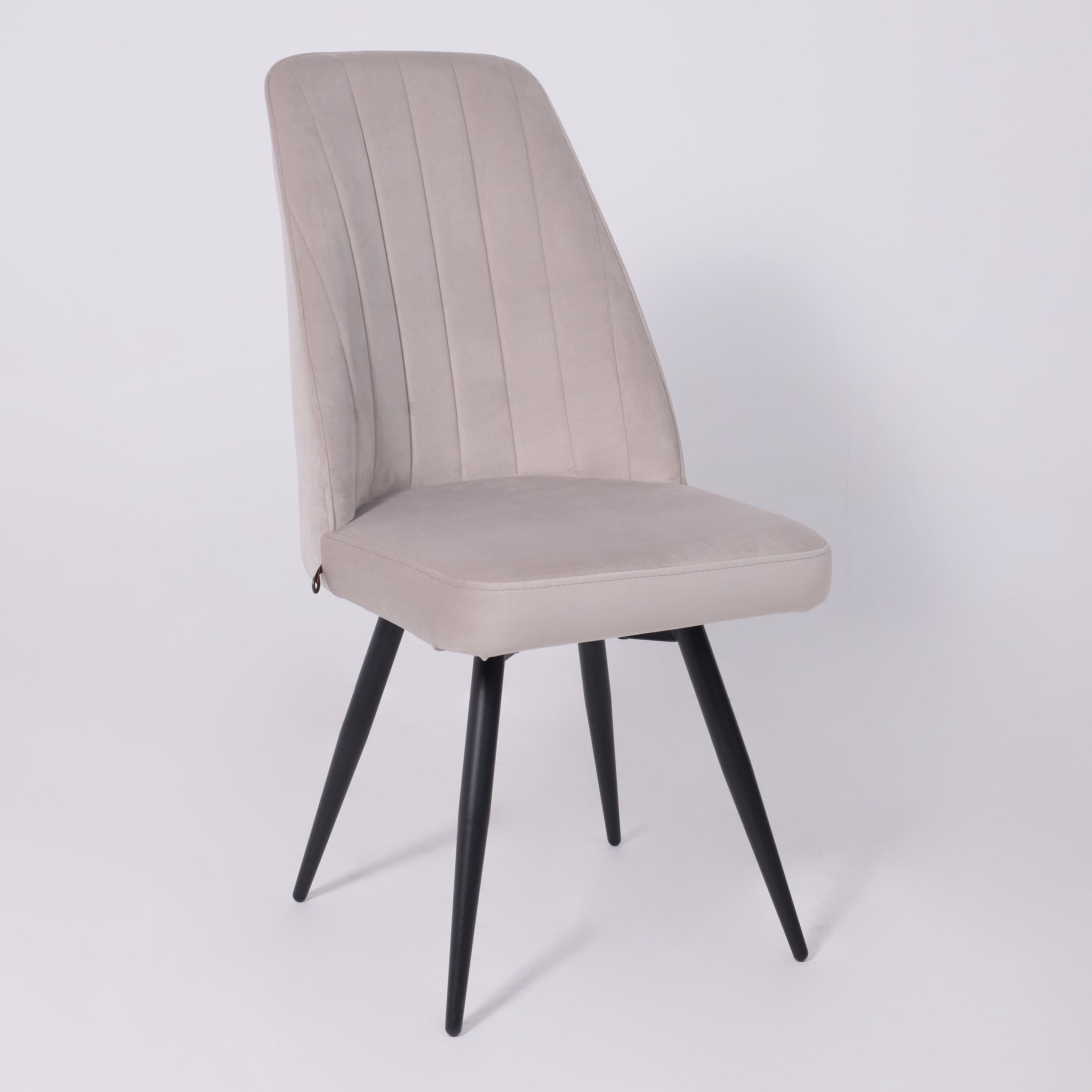 Стул LEONARD M-R1 360, d07 PEARL GREY LUXчерный