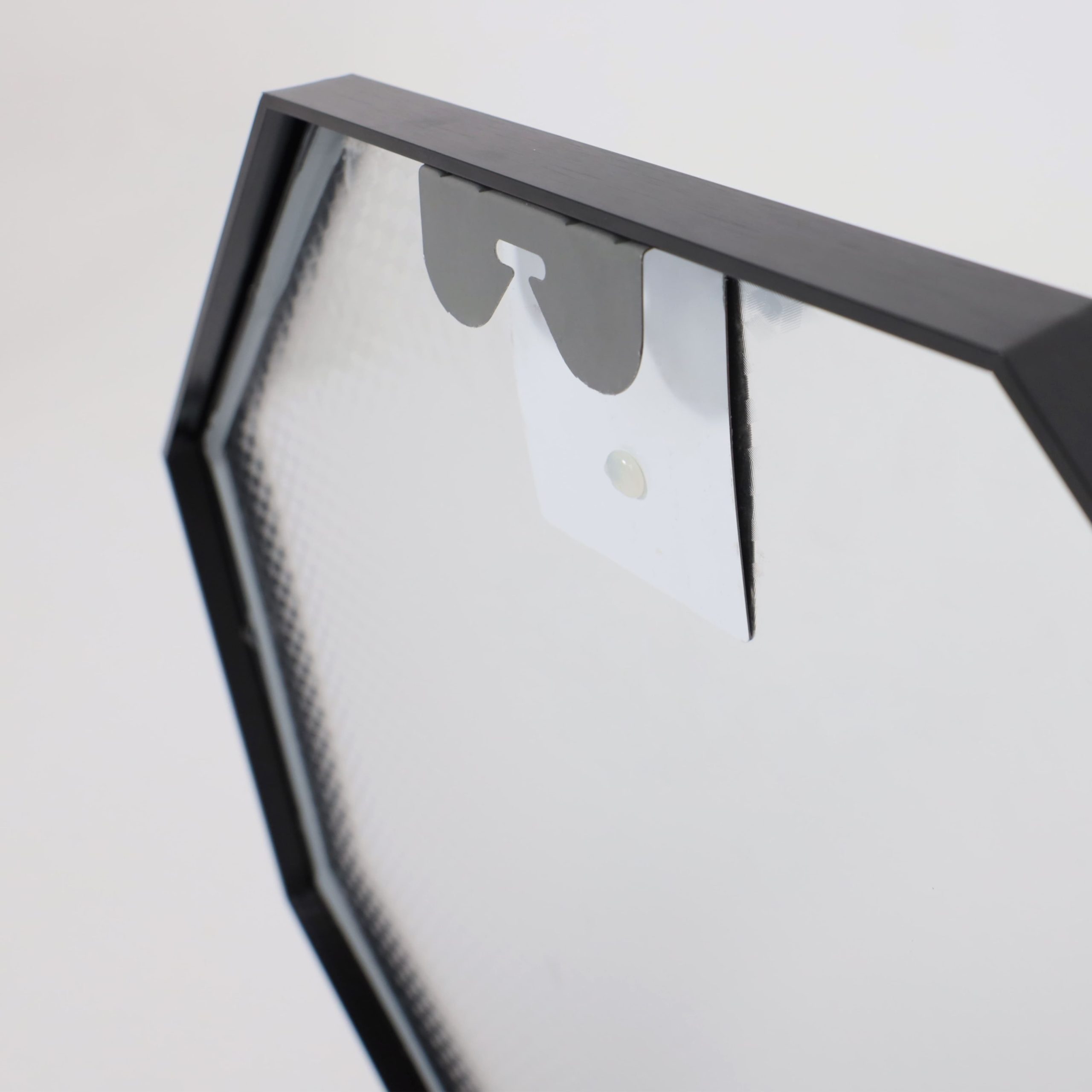 Зеркало подвесное RADIANT,600*600, черный