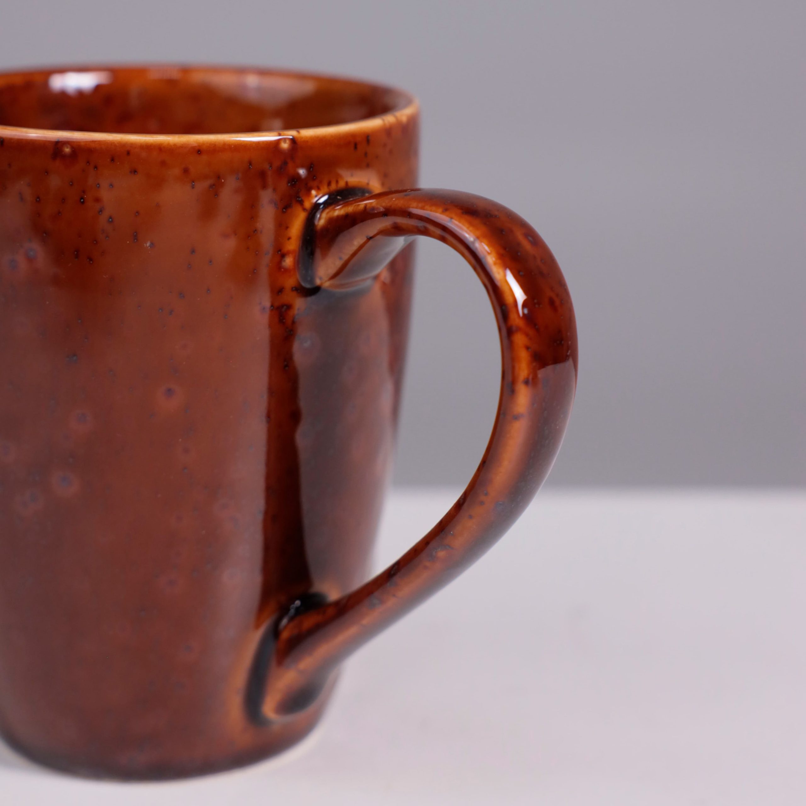 Кружка OPALUS, фарфор, каштановый, 300мл