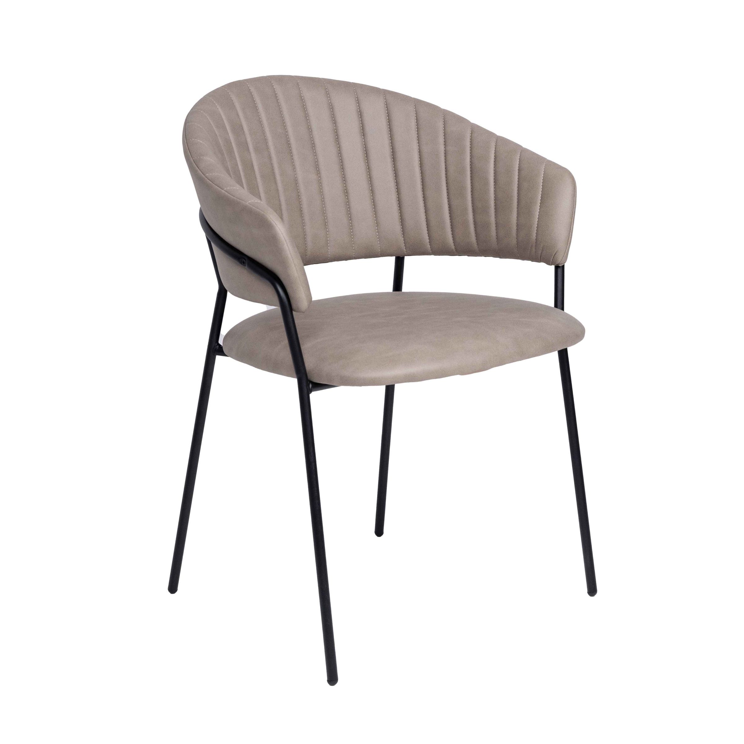 Стул AV 433, песочная замша Kiprus 03/черный