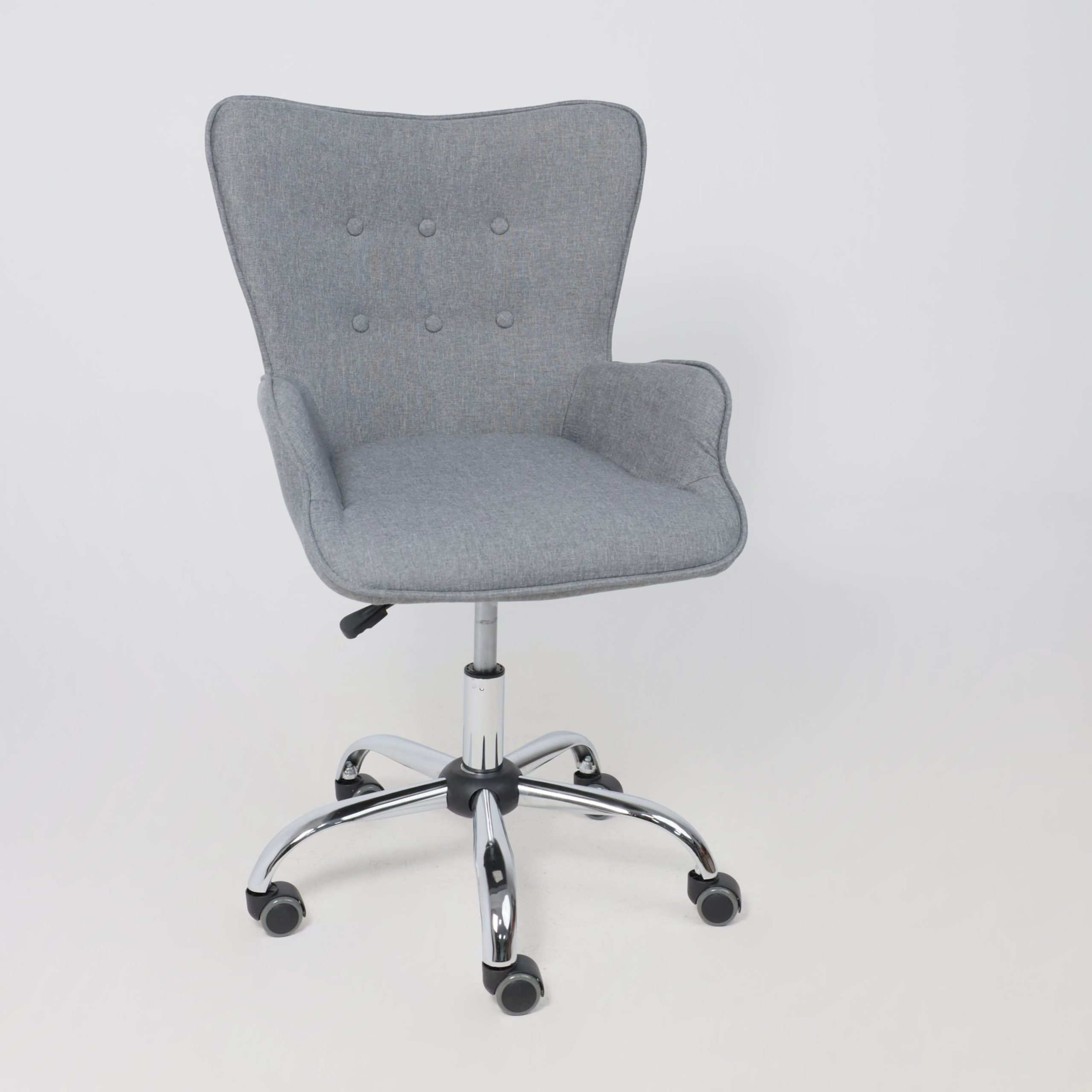 Кресло поворотное BELLA, ткань/серый