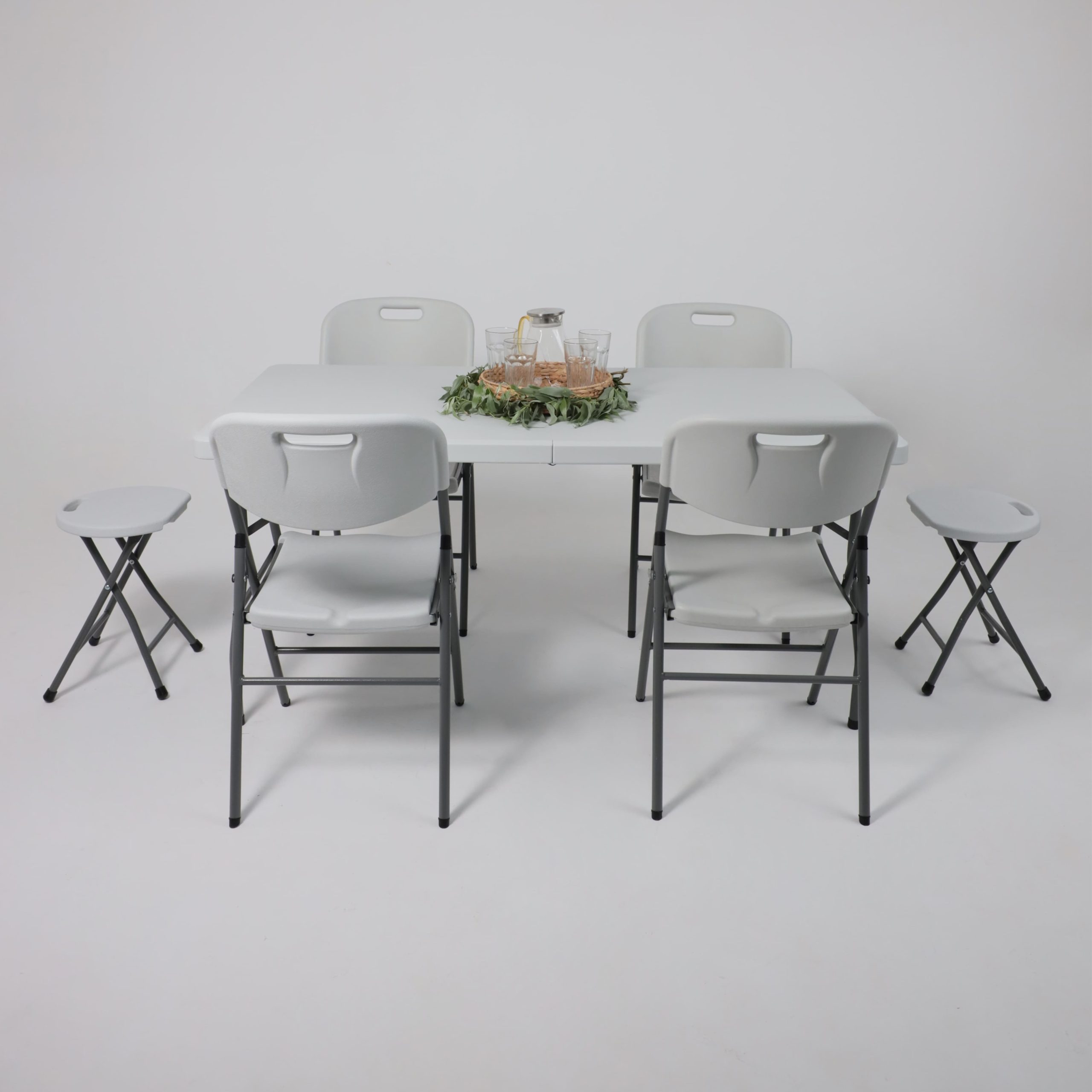 Стол складной 152*76*74, белый