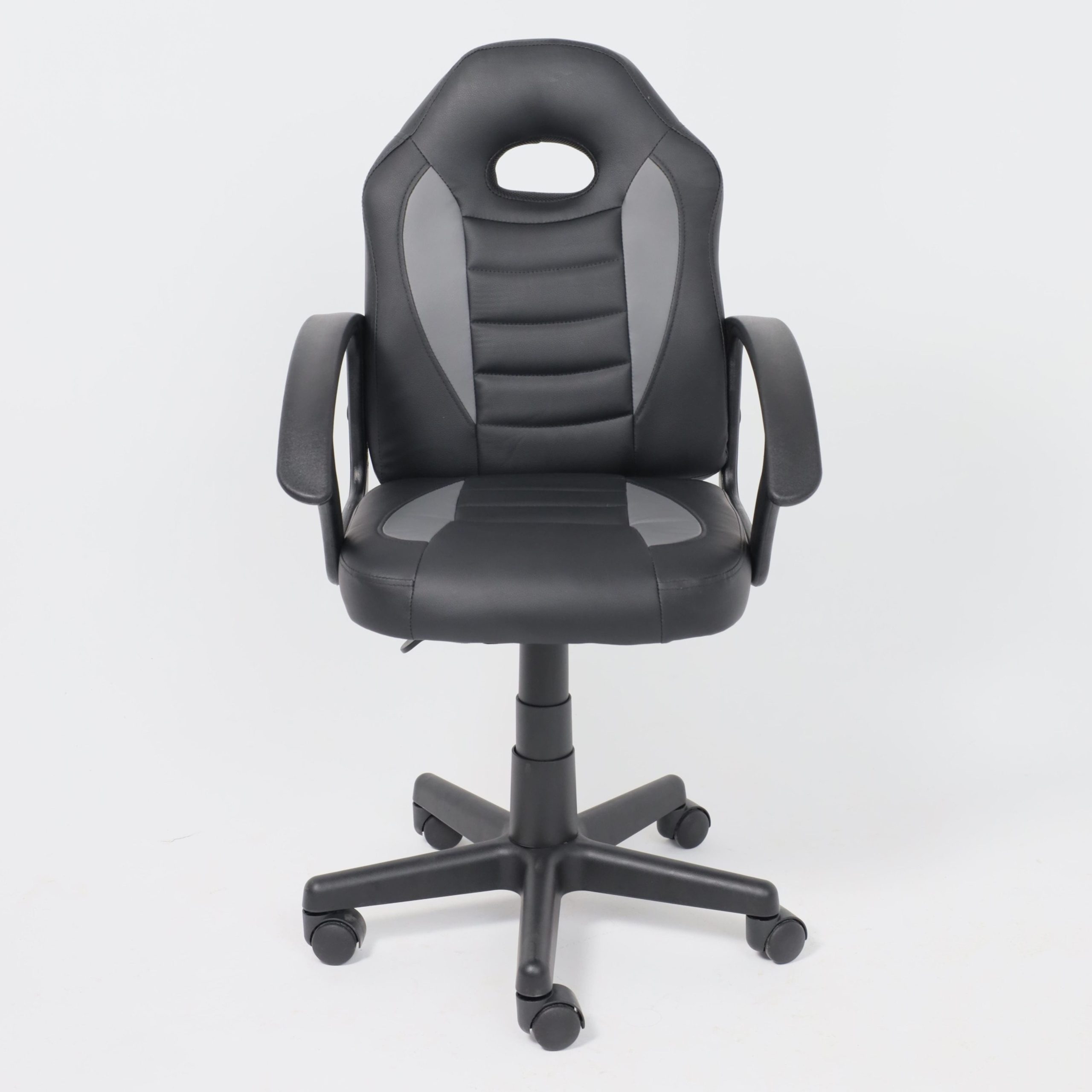 Кресло поворотное WEB, ECO, черный+серый