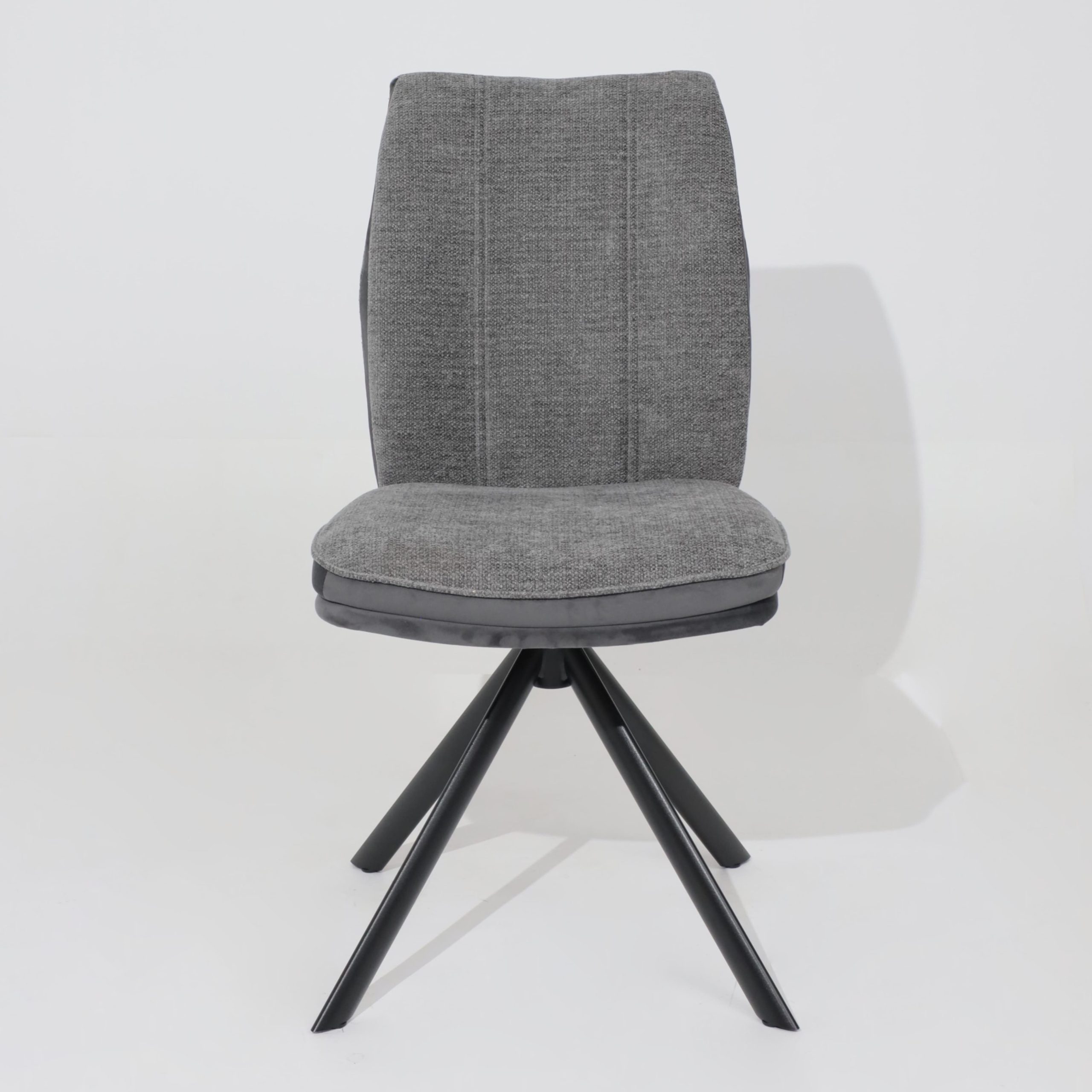 Стул SMART-R 360, g22 GRAPHITE шенилл LUX - d10 HEMATITE LUXчерный