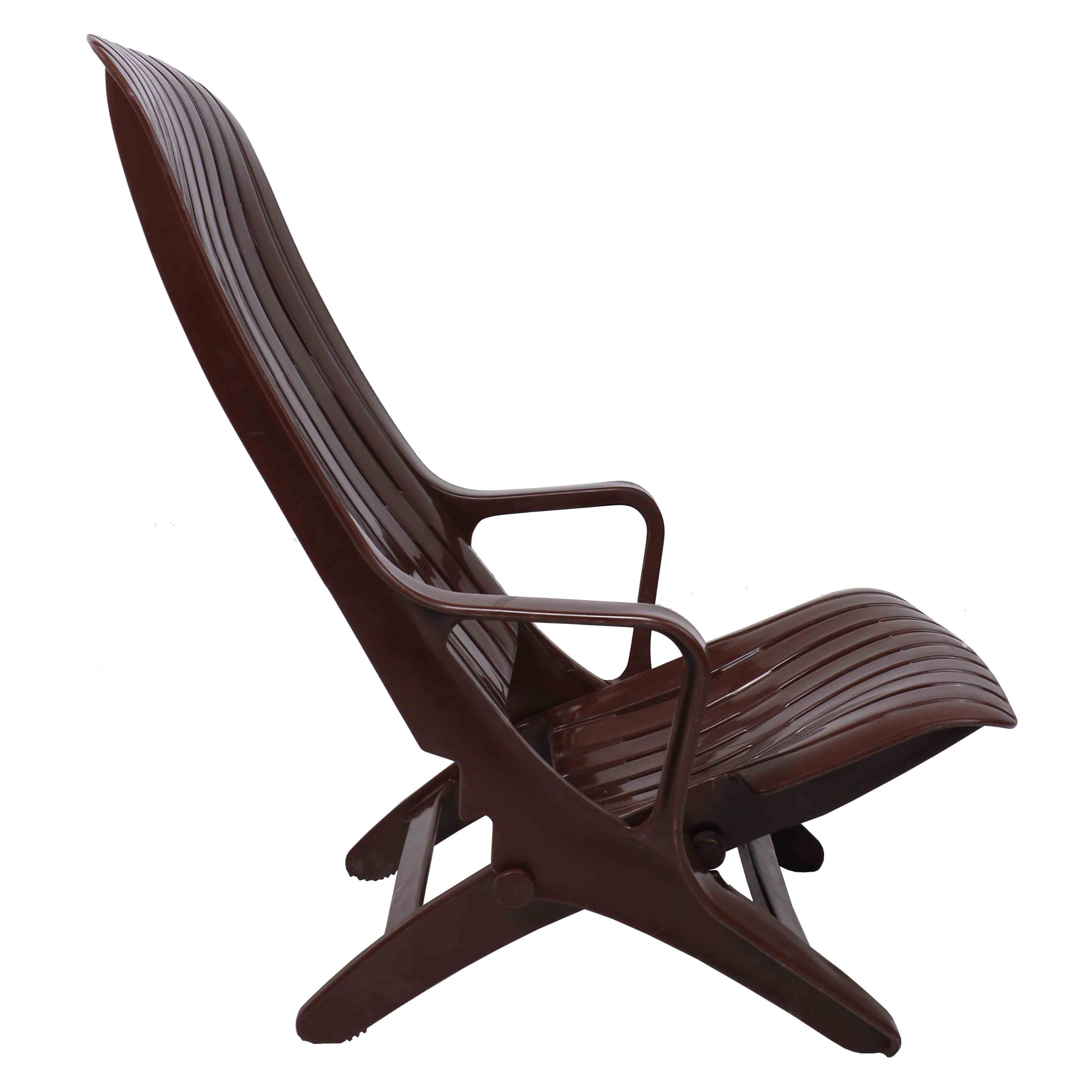 Шезлонг №1 (610*900*930)мм, шоколадный