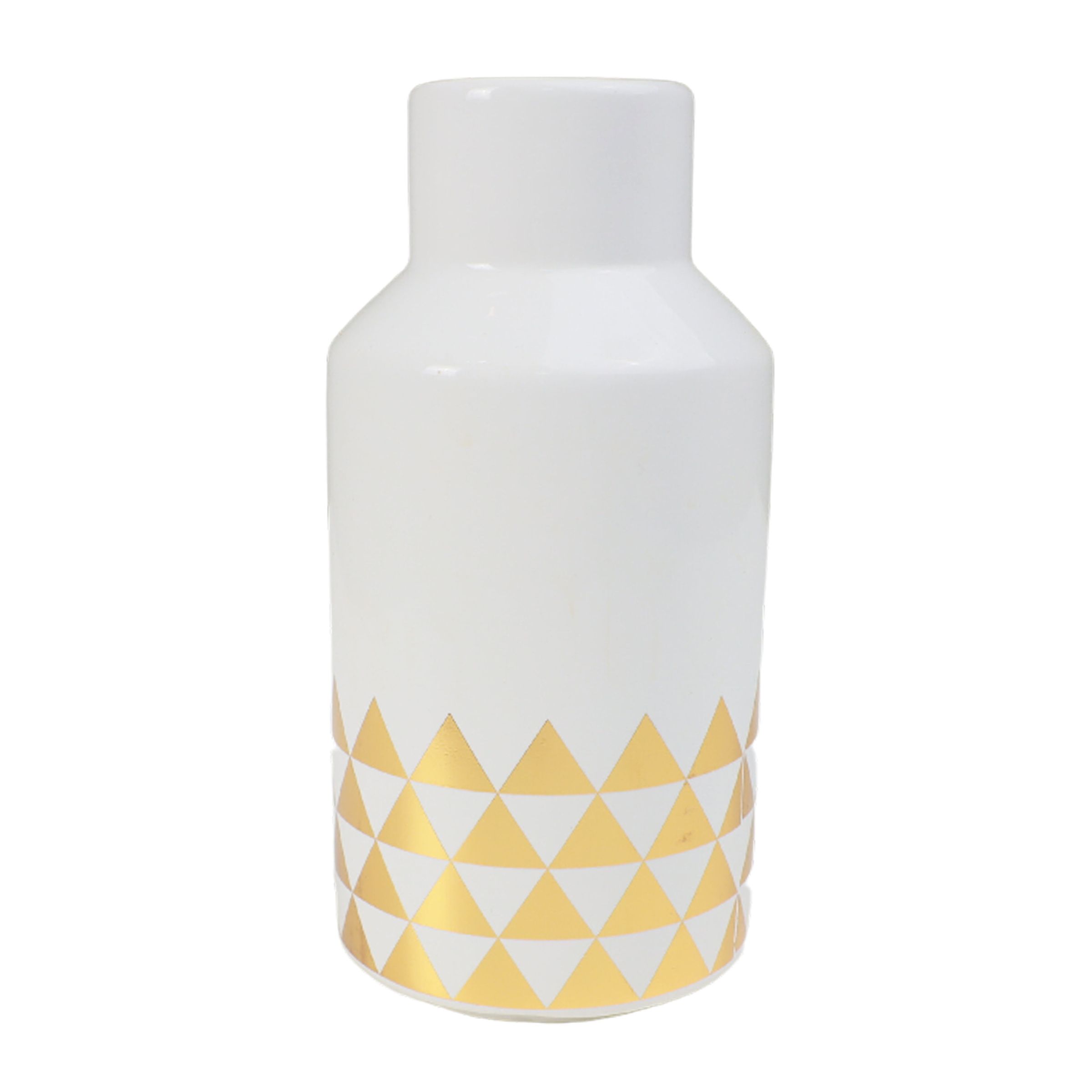 Ваза керамическая WEST, белый, 10,5*10,5*20см