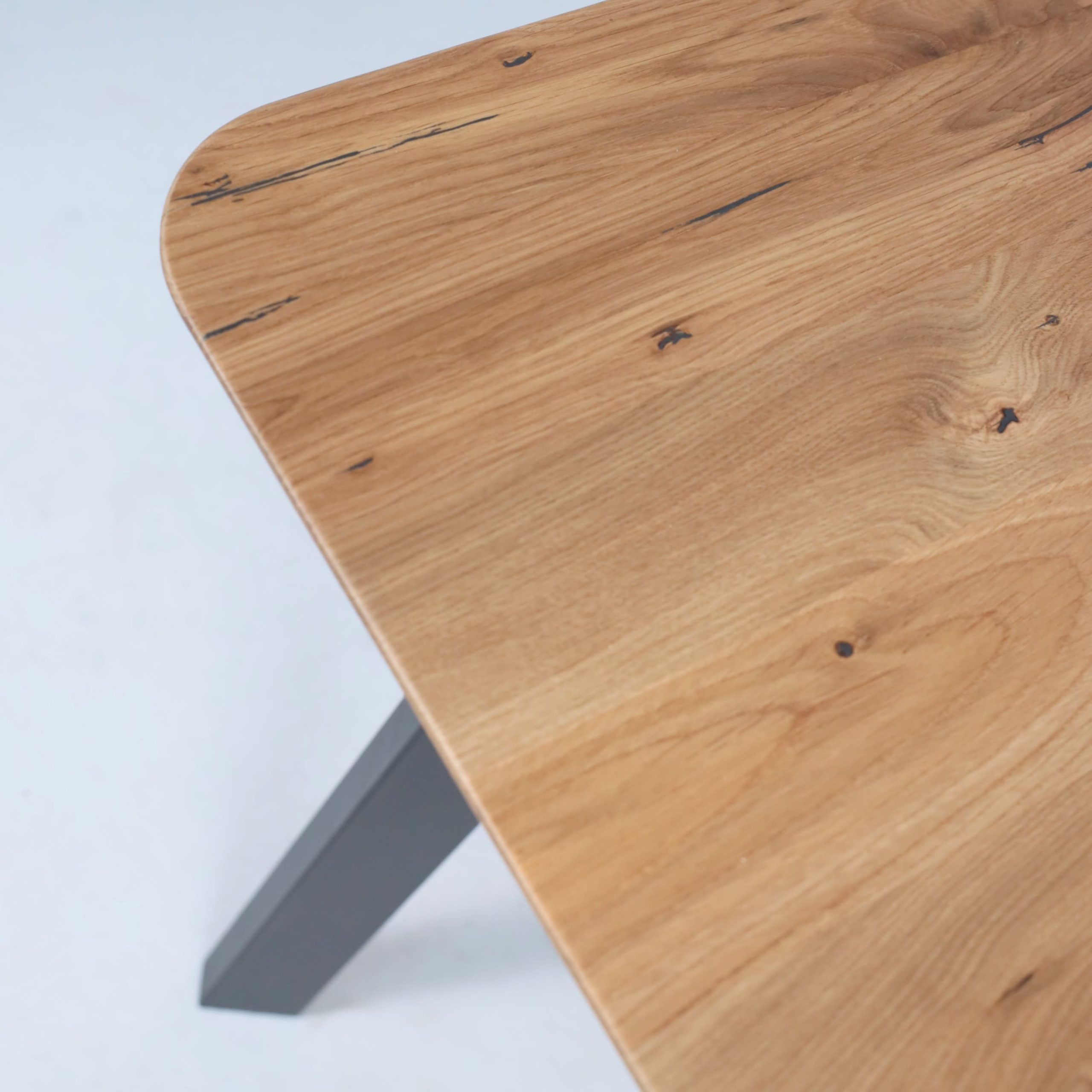 Стол МАЙОН, 120*80*74, дуб натуральный/черный (ПР-2 DSW (Т27) (02) КС-60)