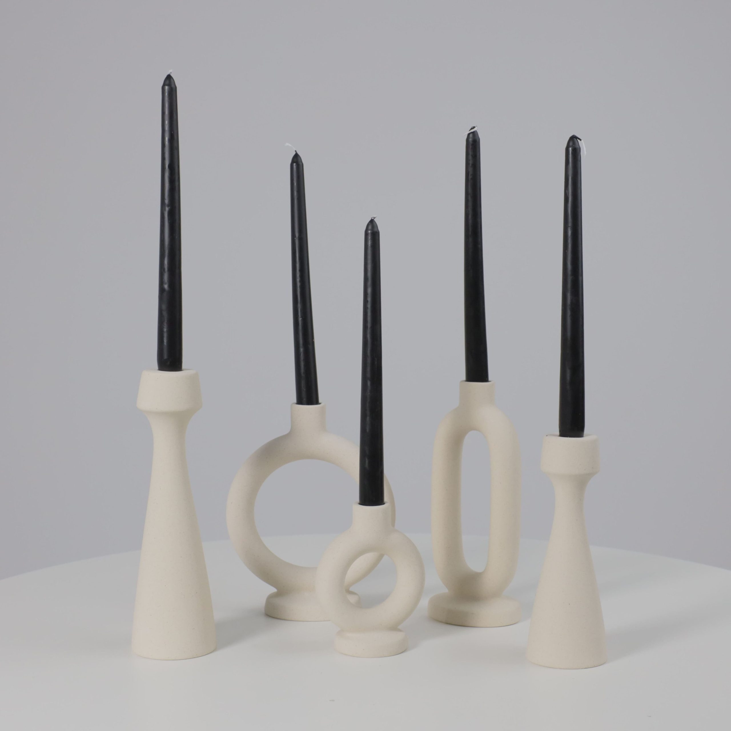 Статуэтка-подсвечник SANC 2, светло-бежевый, 7.5*24см