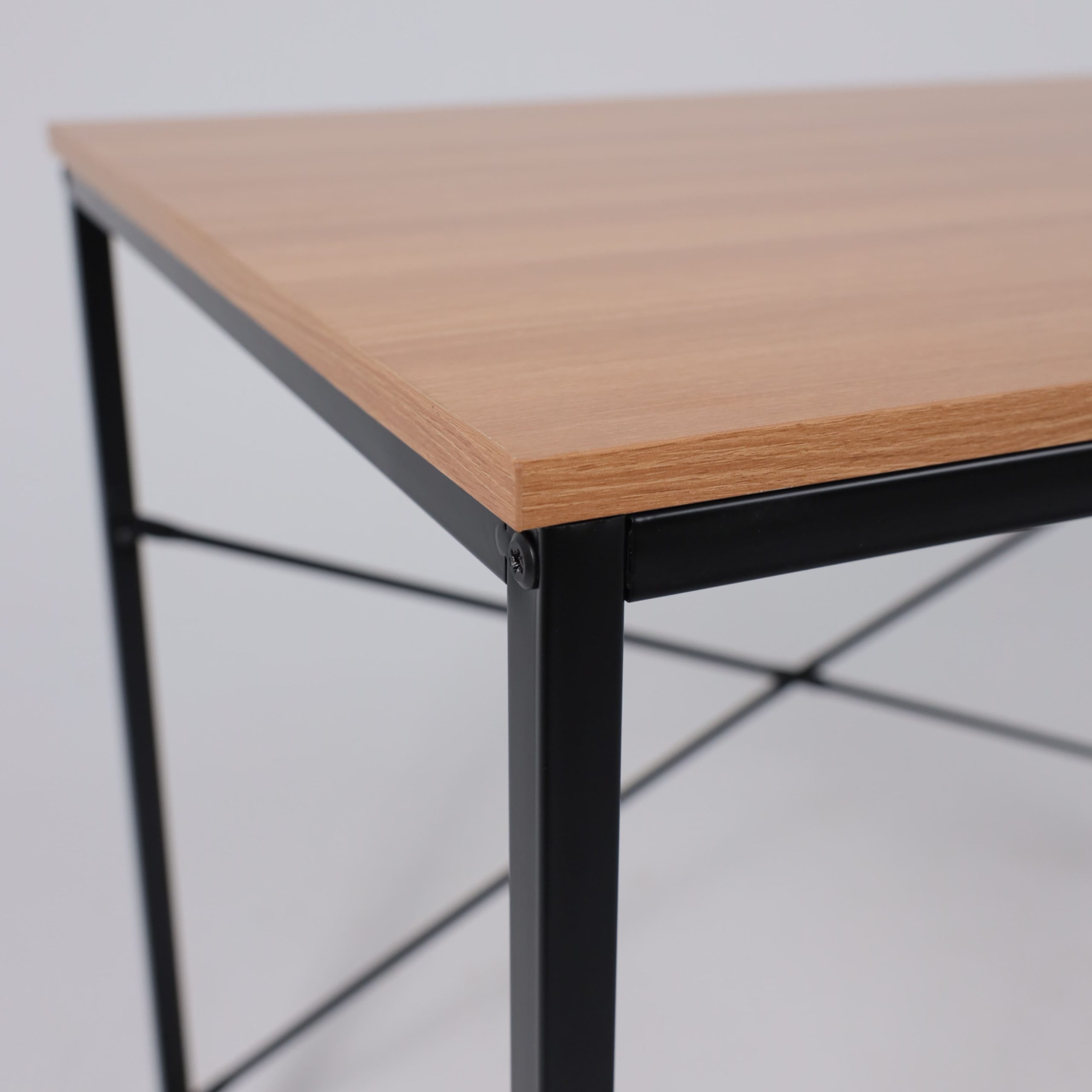 Стол письменный OPAL, светлый орех/черный металл, 1000*600*750